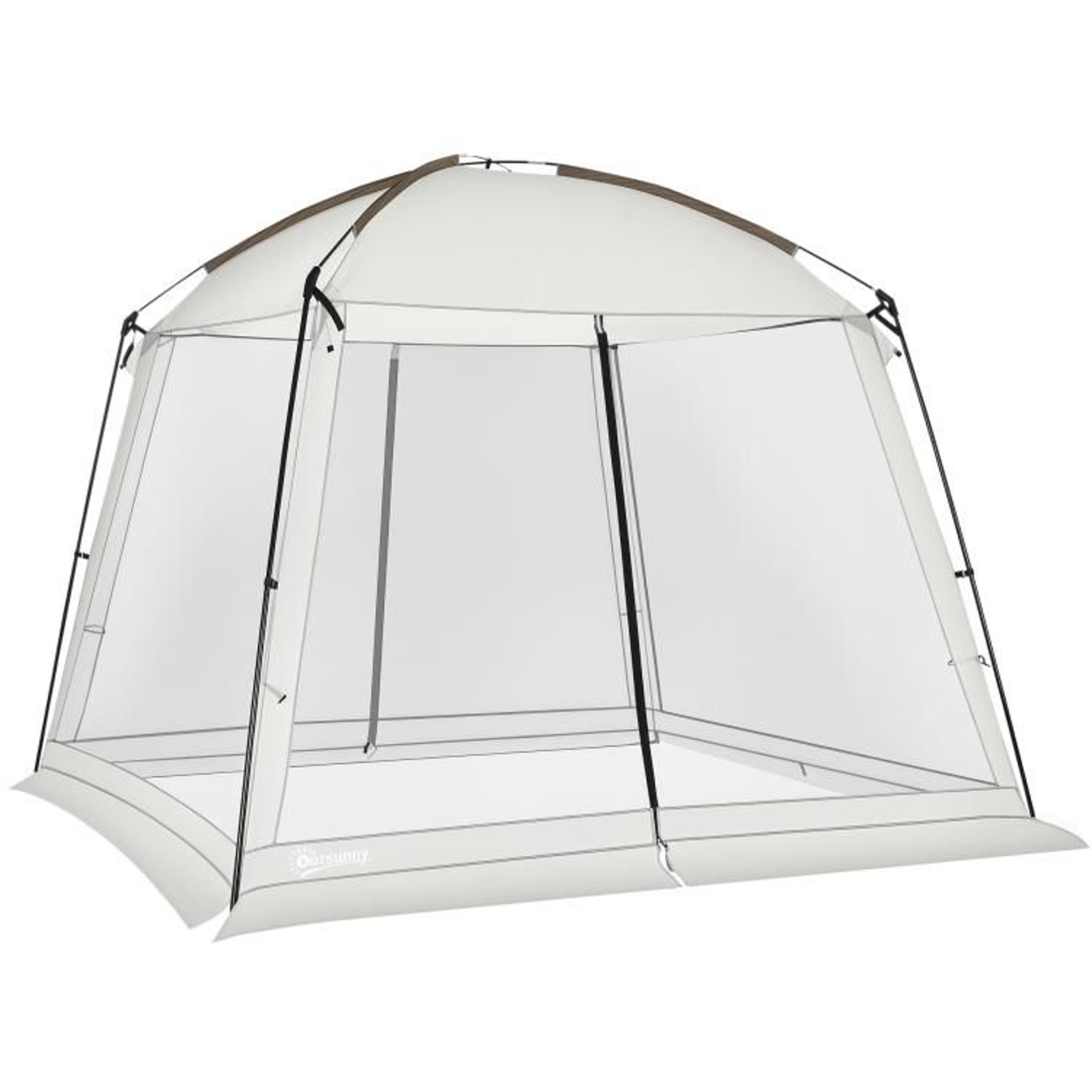 10 x 10 ft screen house tent with uv50+ protection and 2 doors