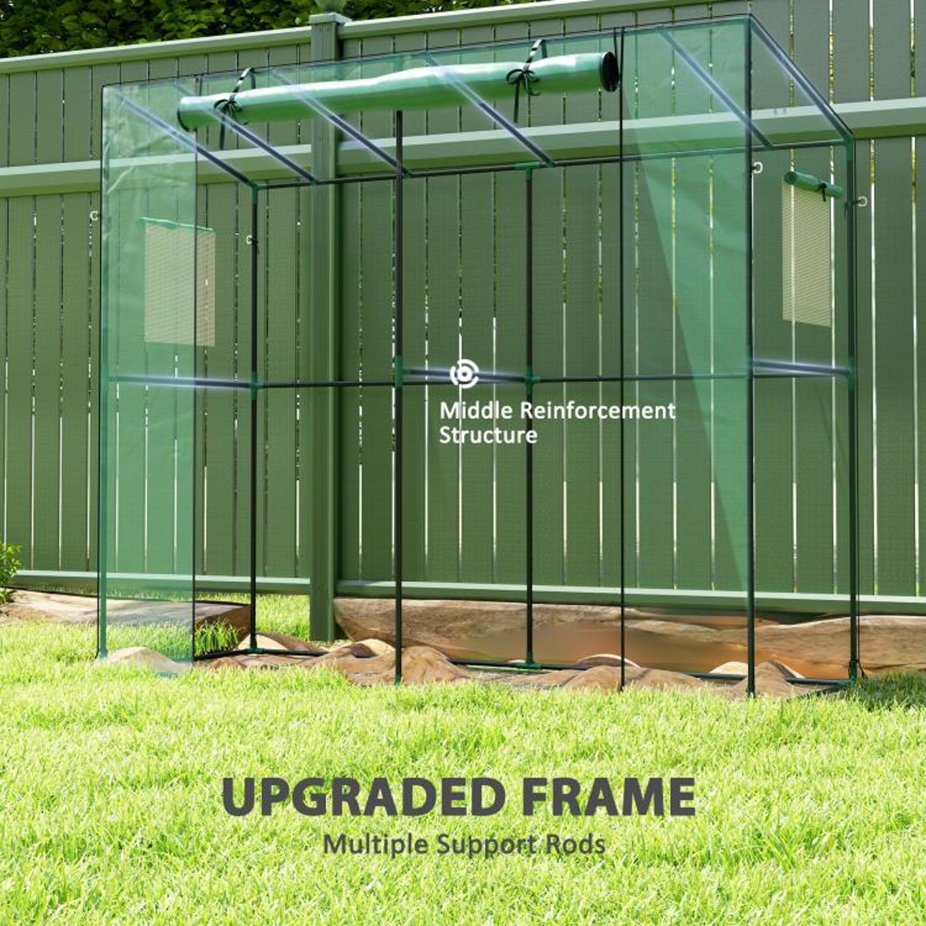 WalkIn Portable Greenhouse With UVResistant Cover And Reinforced Frame 4