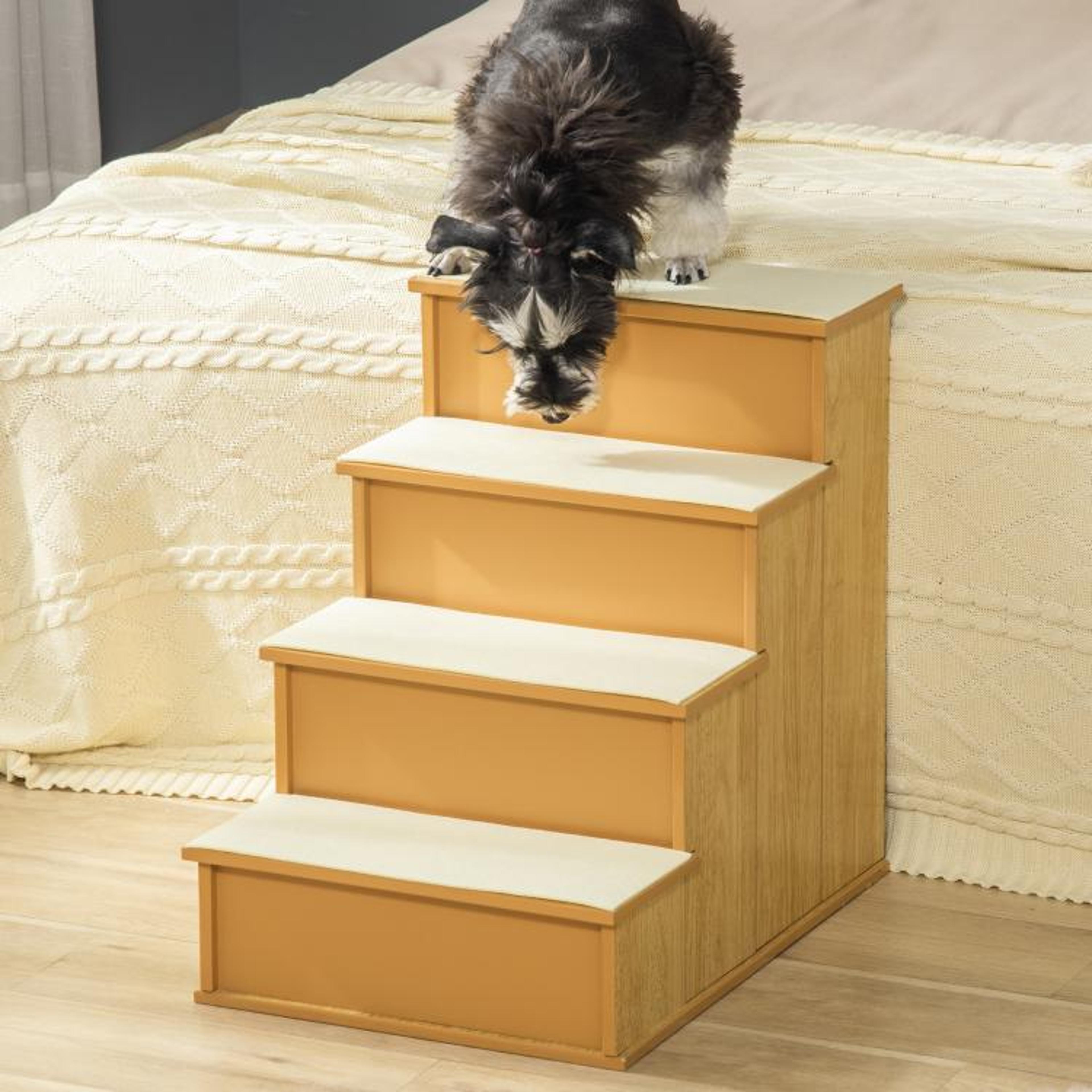 Pet Stairs For Small Dogs And Cats With Removable Cushioned Steps 1