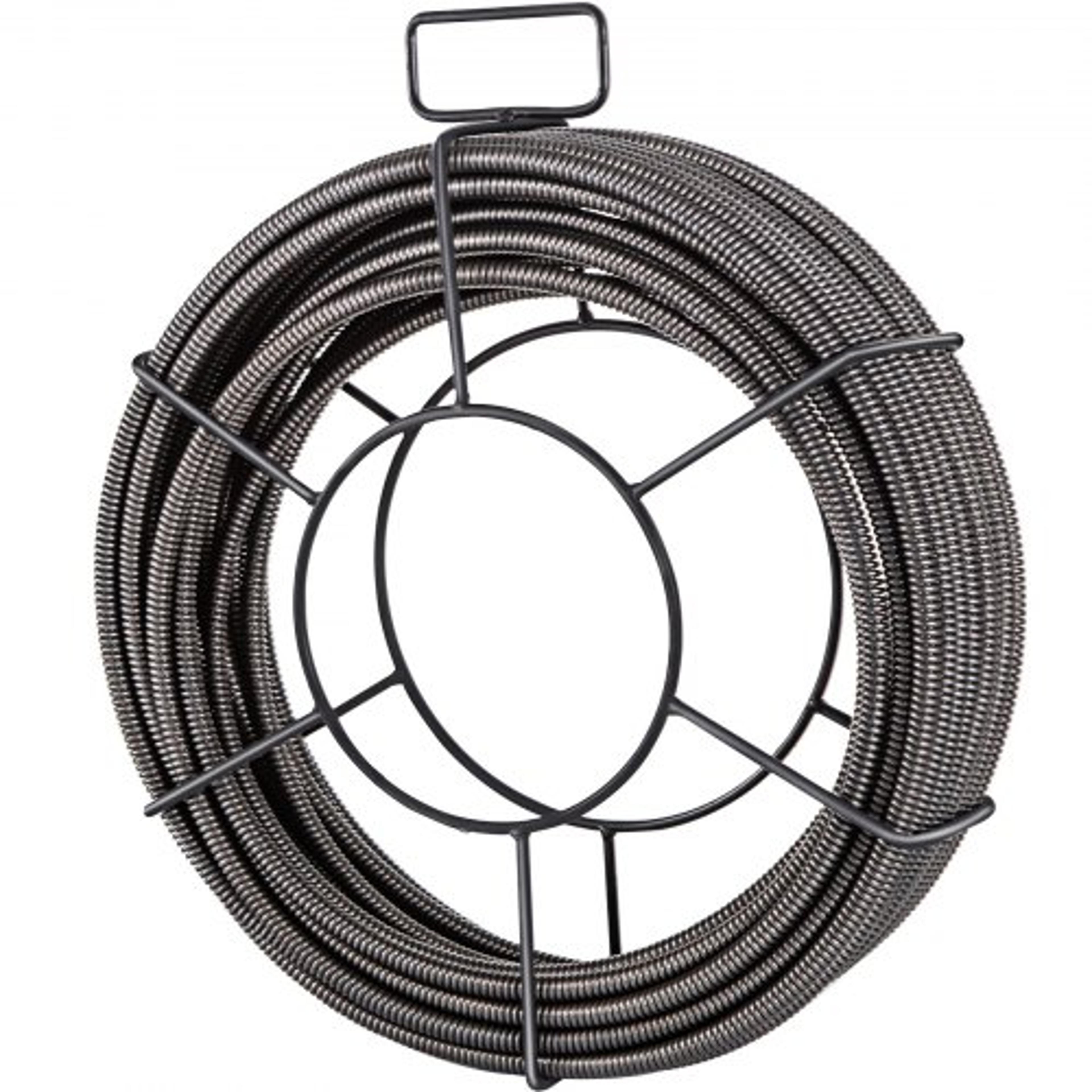 100ft Professional Drain Cleaning Cable 38 Solid Core Cable Sewer Snake For 24 Pipes HeavyDuty Drai 9