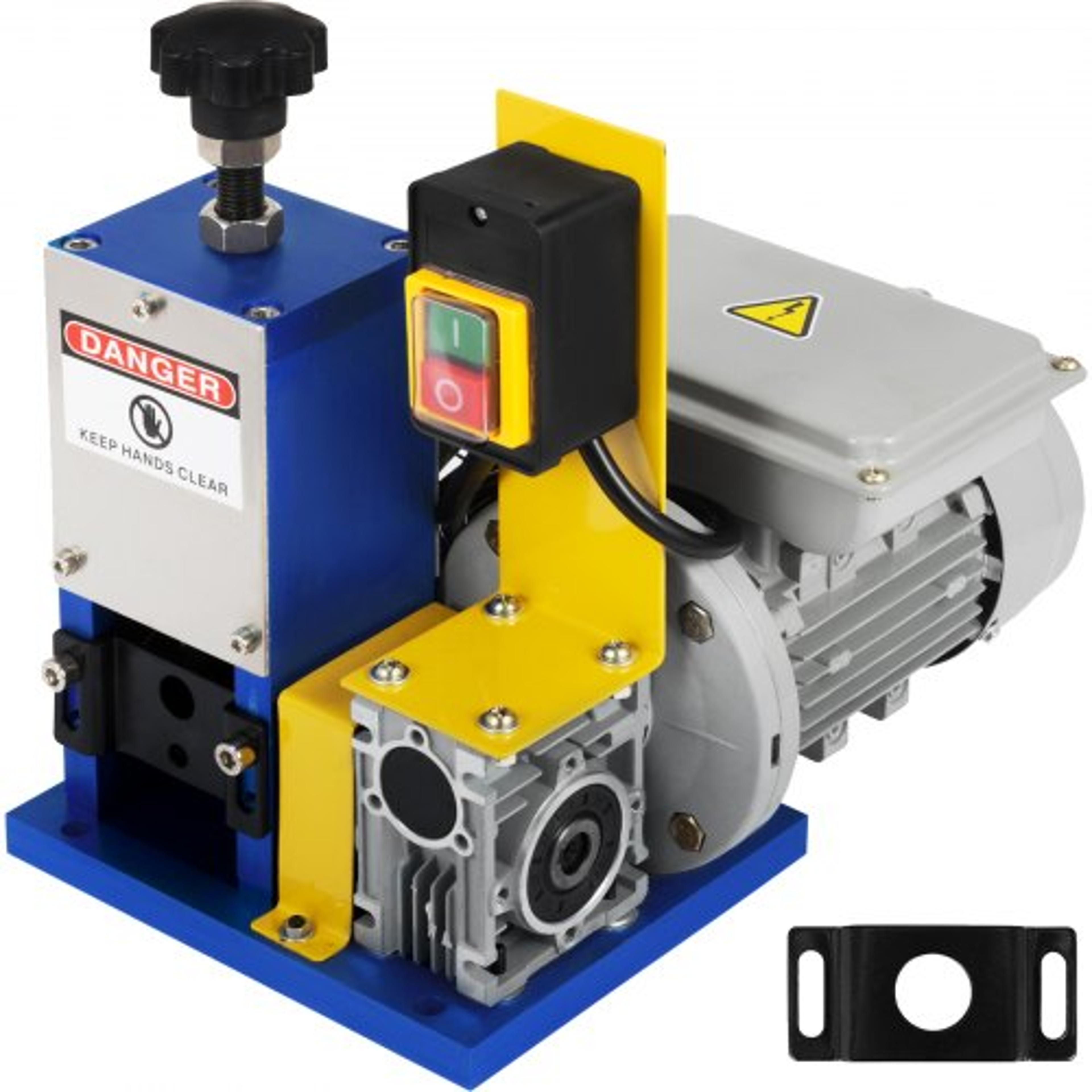 Automatic Electric Wire Stripping Machine 005098 Portable Dark Blue Wire Stripper Tool For Scrap Co 1