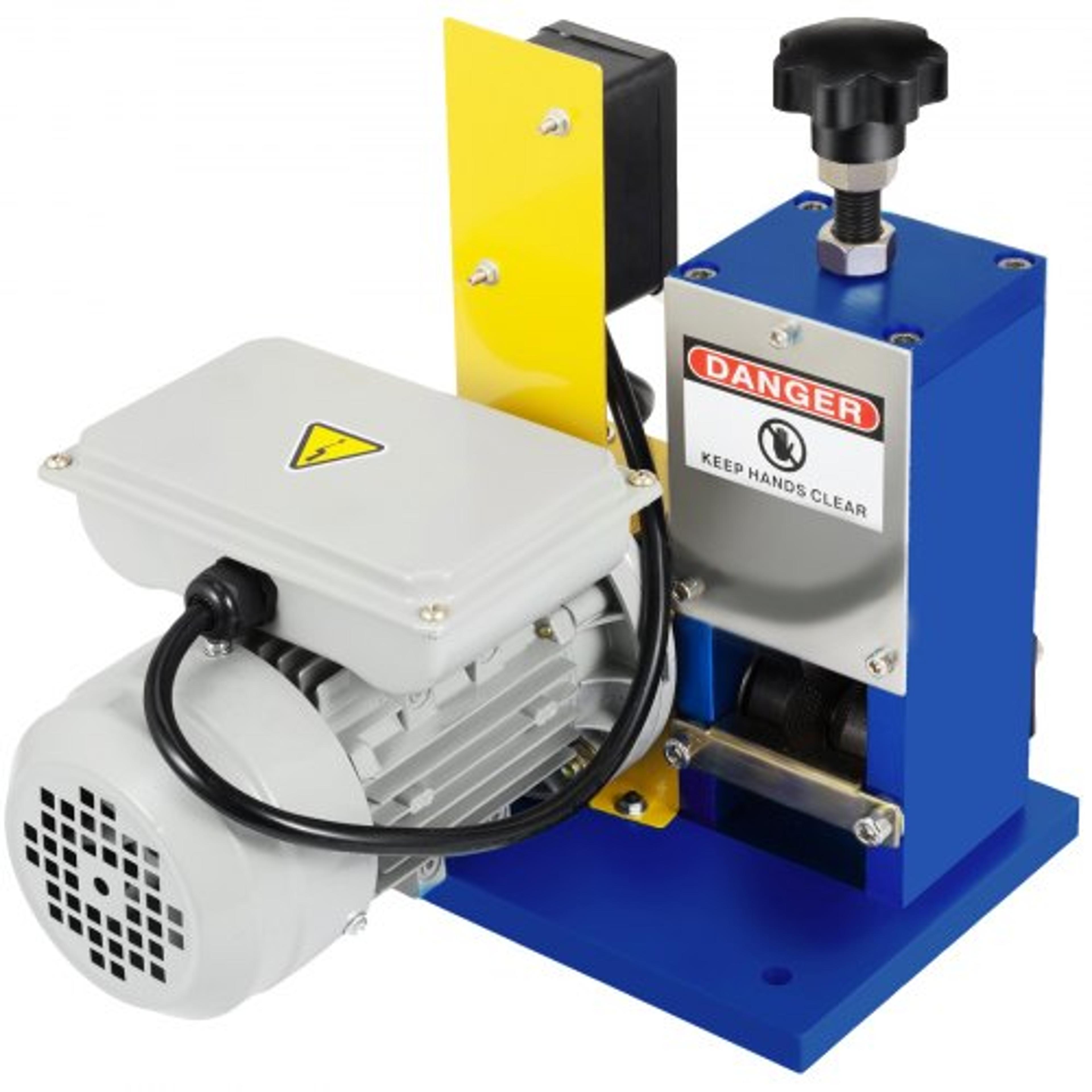 Automatic Electric Wire Stripping Machine 005098 Portable Dark Blue Wire Stripper Tool For Scrap Co 8