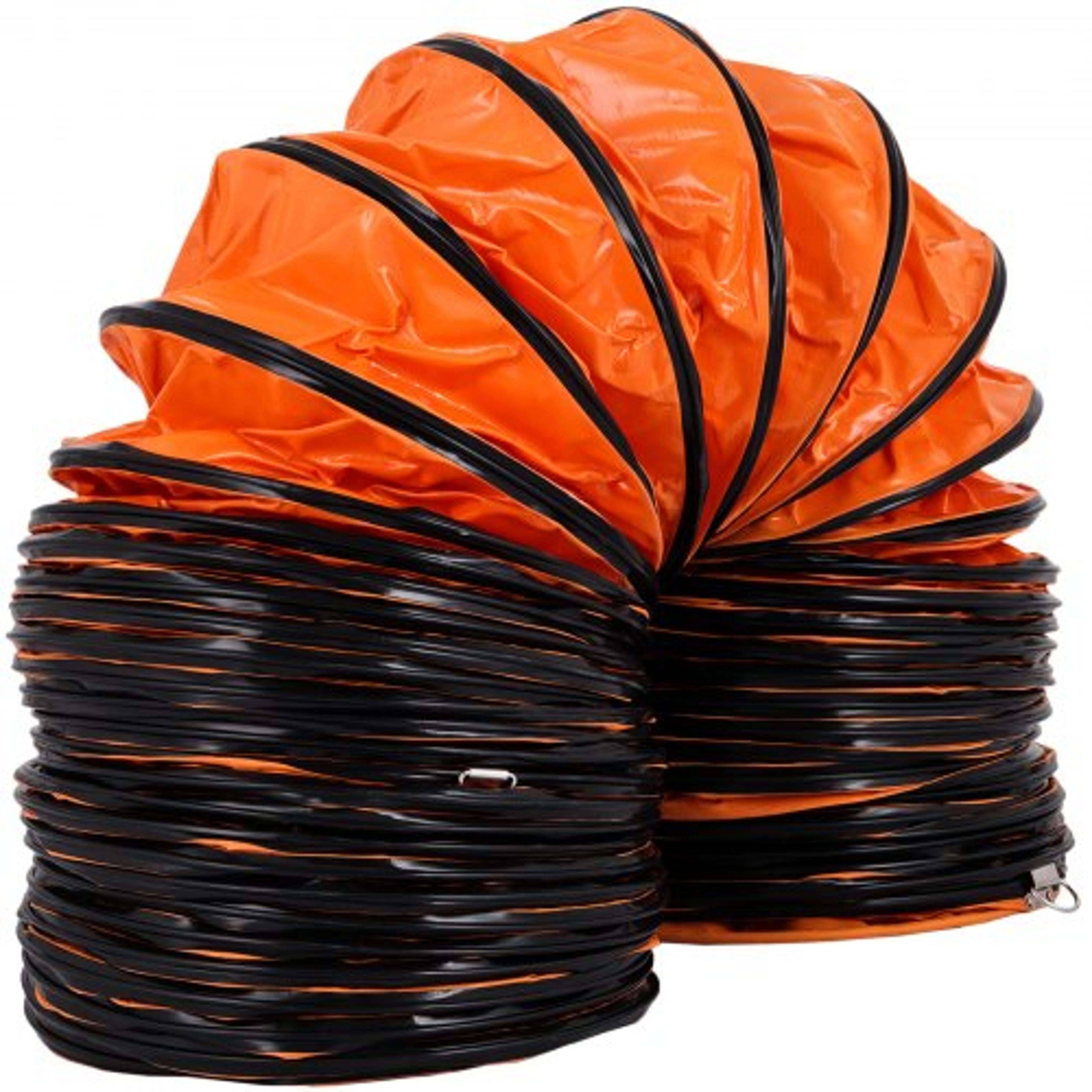 pvc flexible ducting hose 32ft industrial ventilation tube for exhaust fan and utility blower