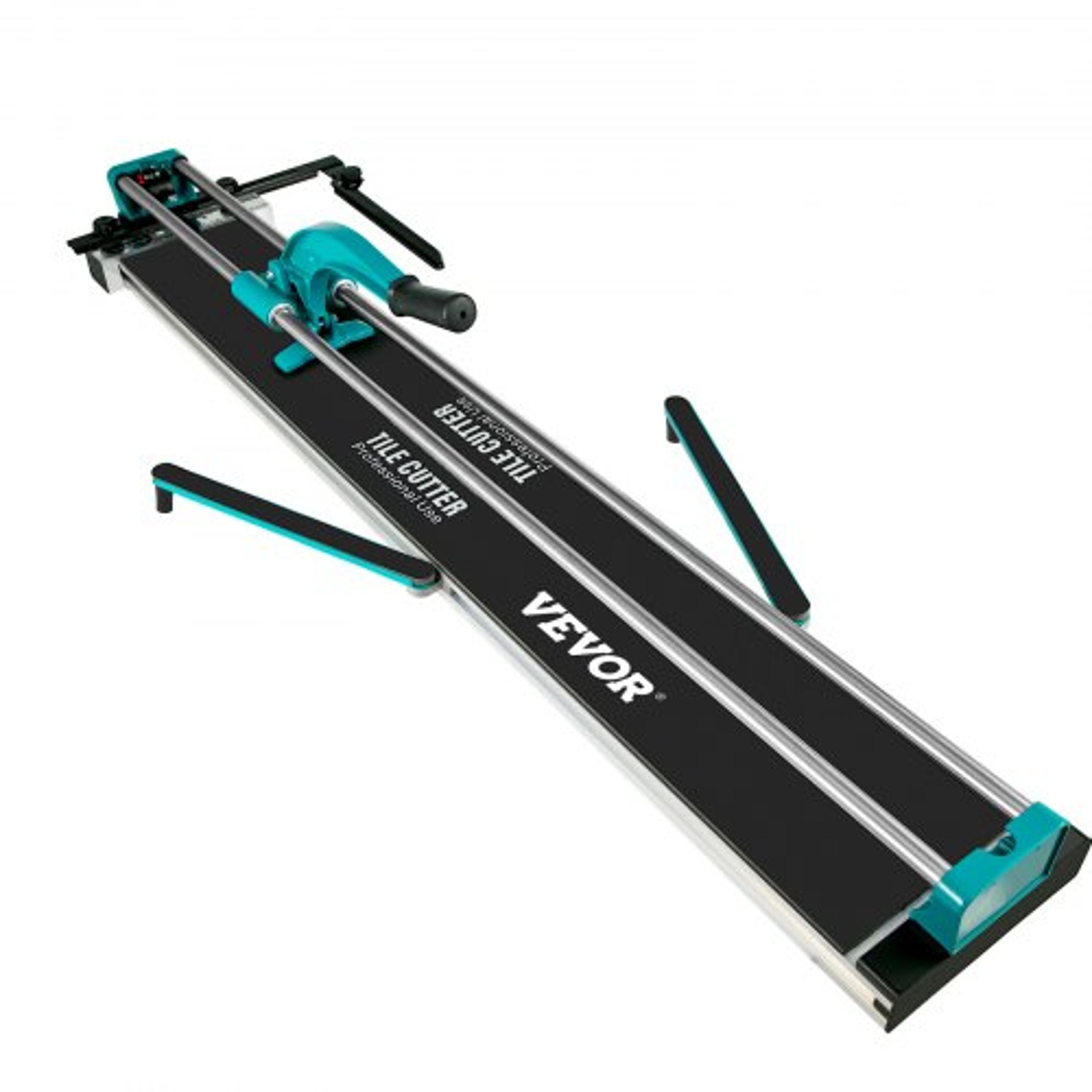 heavy-duty manual tile cutter for porcelain & ceramic tiles, precise tile cutting tool w/ infrared laser