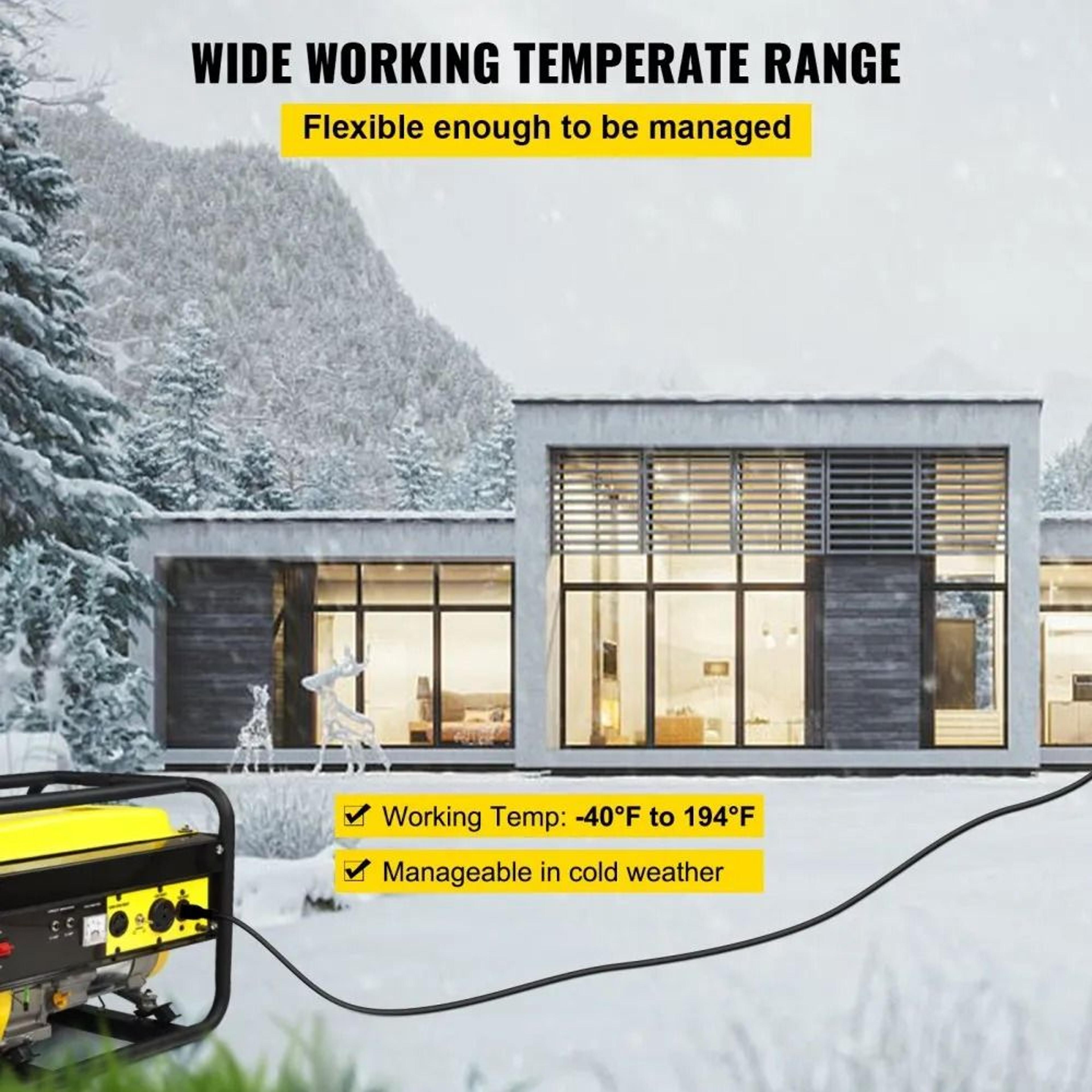 Welder Extension Cord Pure Copper STW Weatherproof NEMA Portable Welders Cable 4