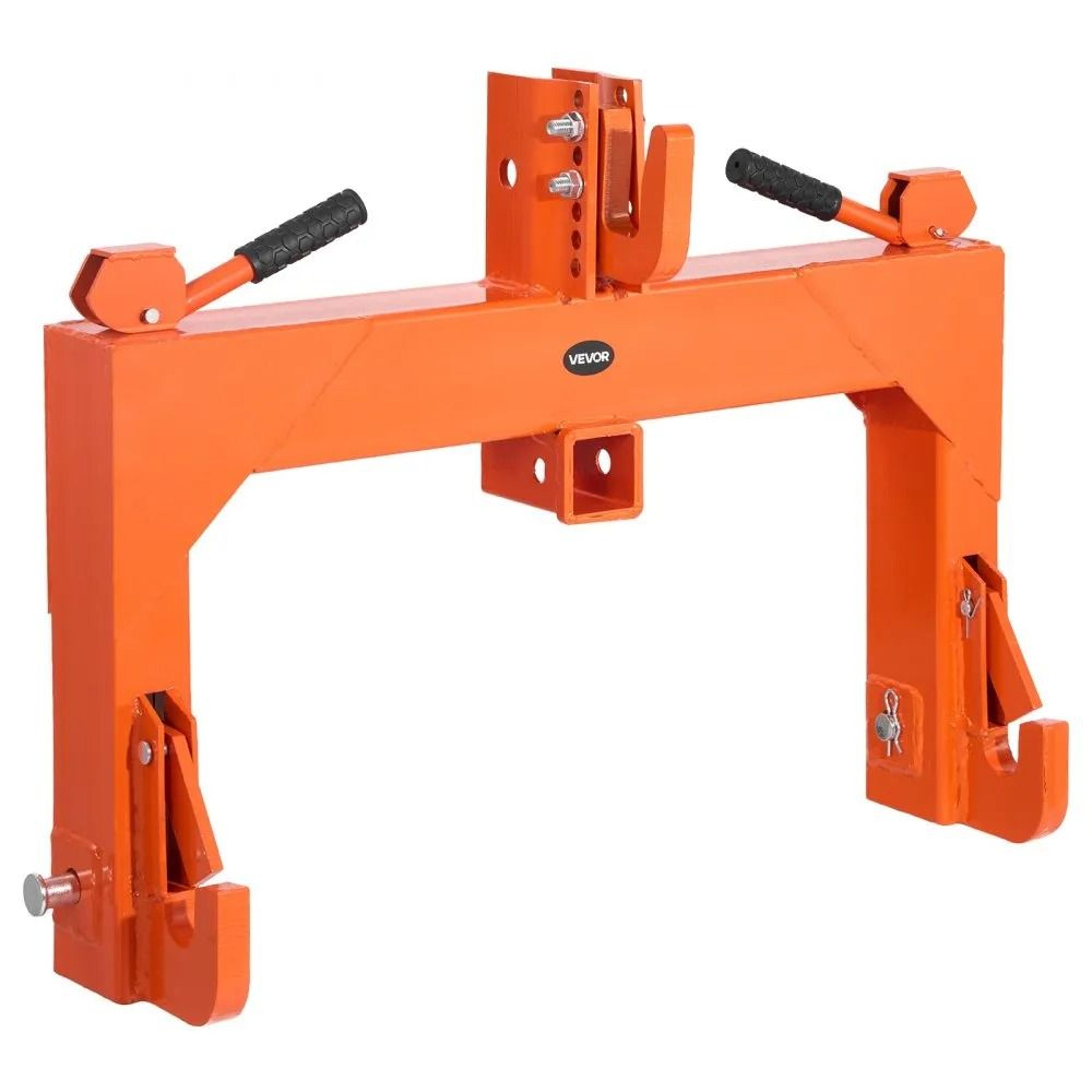 heavy duty hitch with receiver, high lbs lift capacity, adjustable point quick hitch