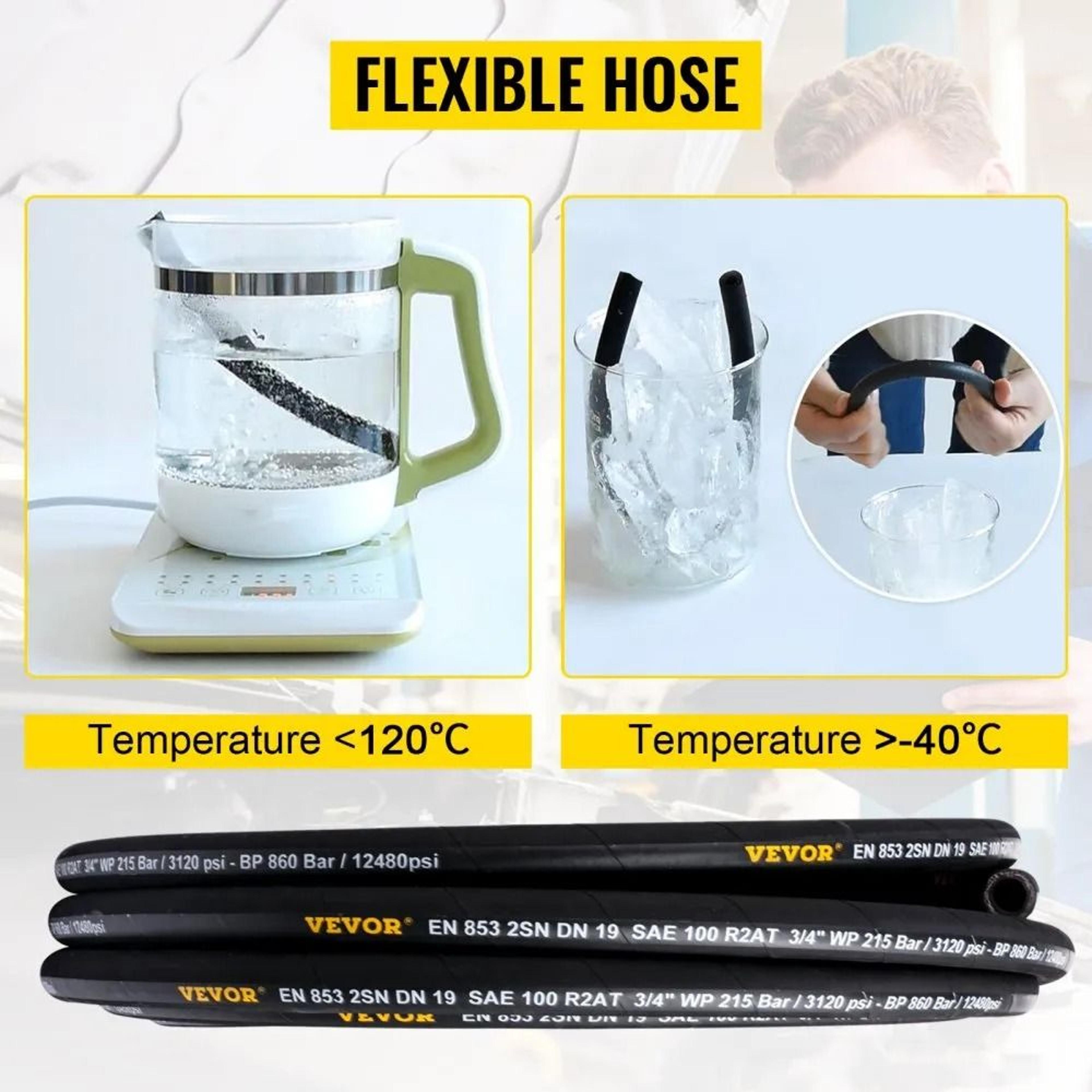 Bulk Hydraulic Hose Rubber Hydraulic Hose With HighTensile Steel Wire Braid Hydraulic Oil Flexible  1