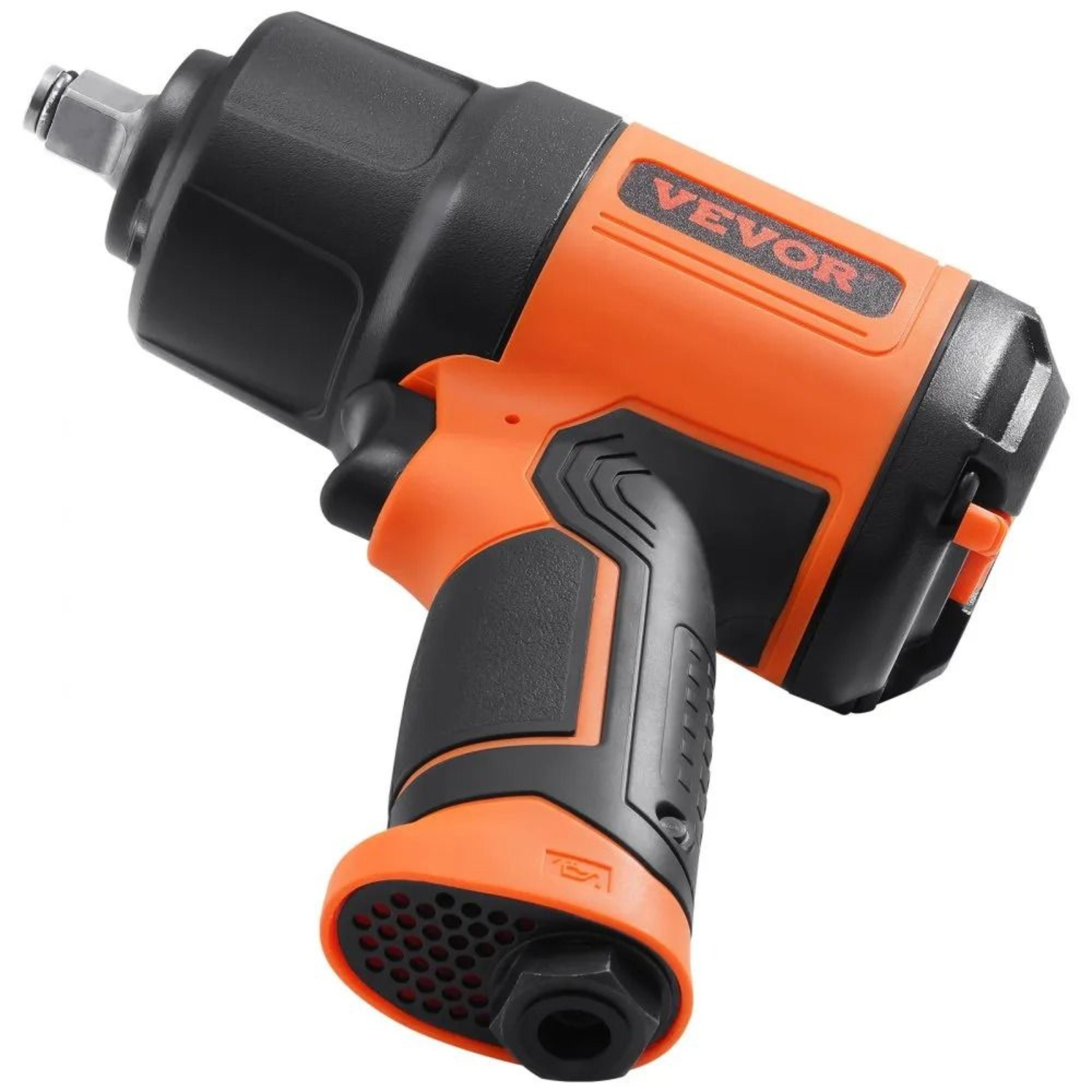 High Torque Air Impact Wrench Lightweight Pneumatic Impact Gun CRV Steel Socket Set With Carrying C 8