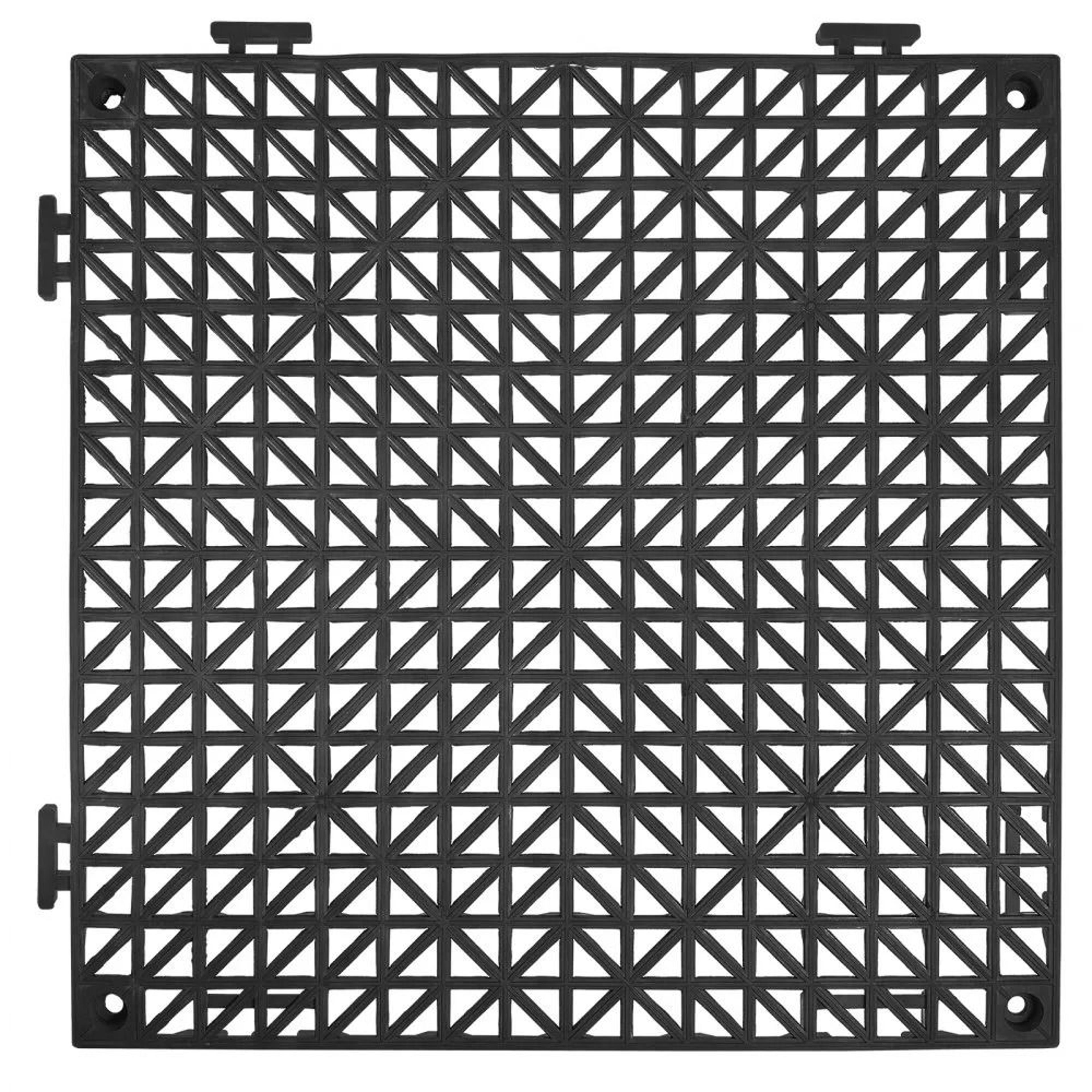 Interlocking Drainage Tiles NonSlip Waterproof Mats For Kitchens Pools Wet Areas 9