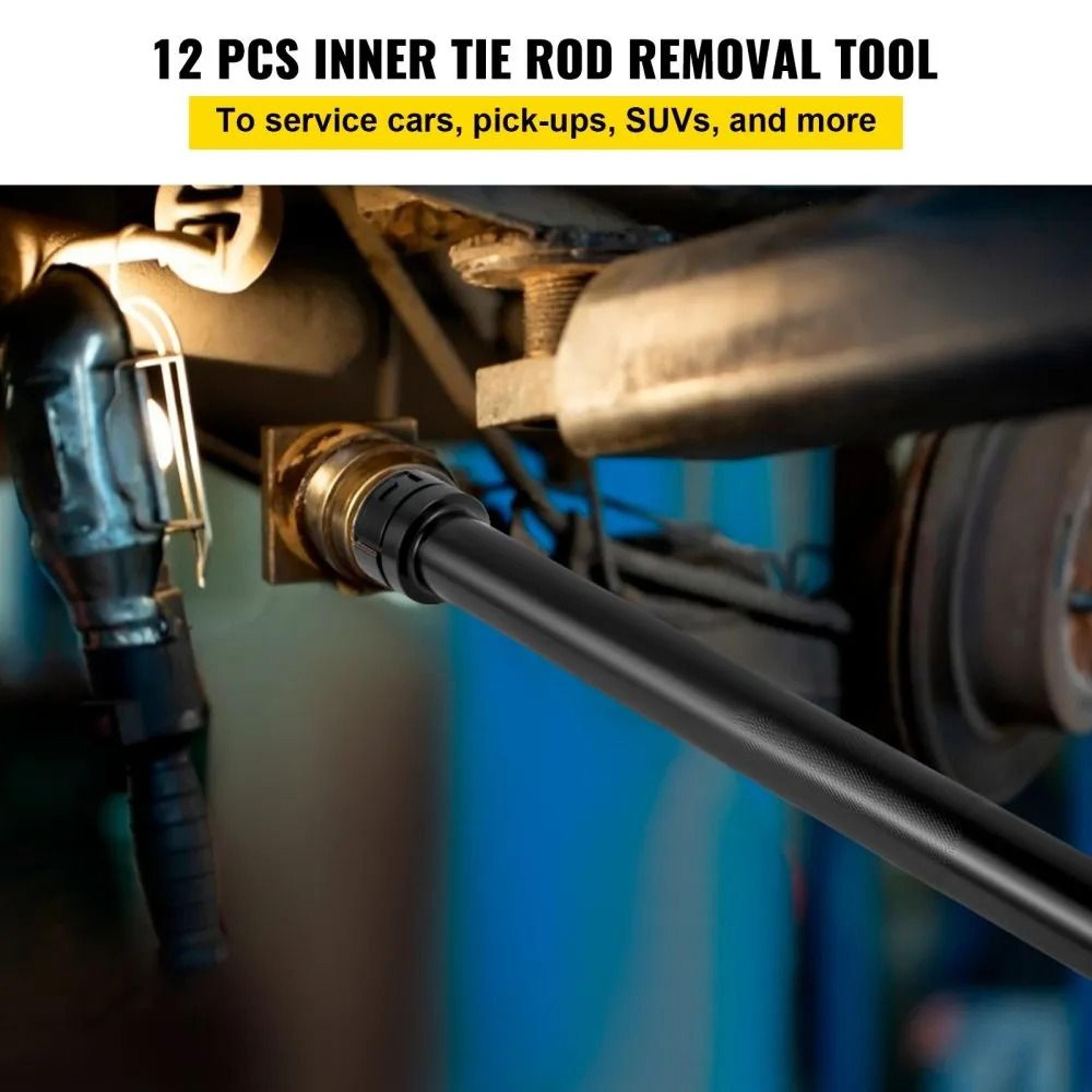 Efficient Inner Tie Rod Removal Kit Crowfoot Adapters Durable Steel Construction For Automotive Mai 1
