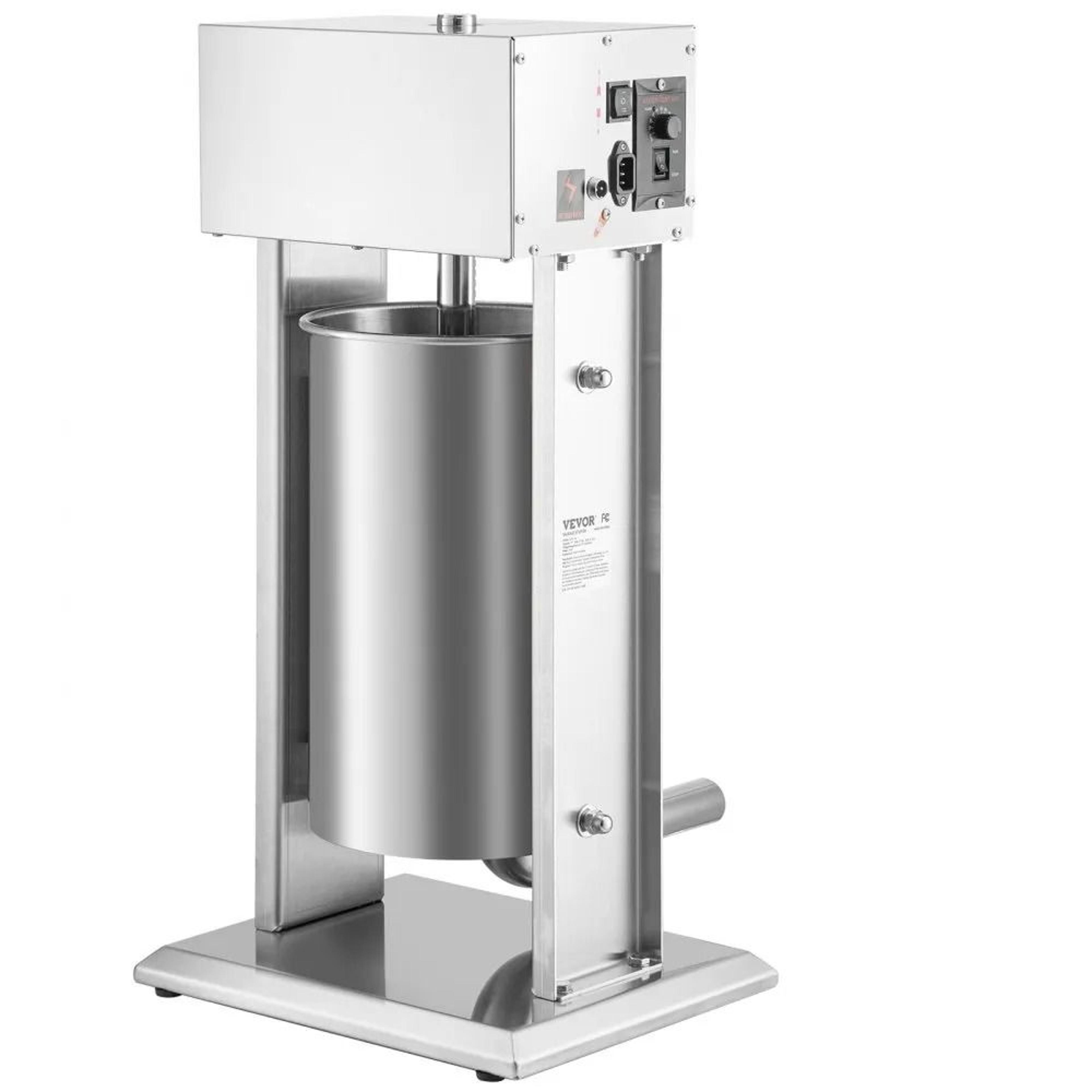 Electric Sausage Stuffer Vertical Food Grade Stainless Steel With Stepless Speed Regulation 9