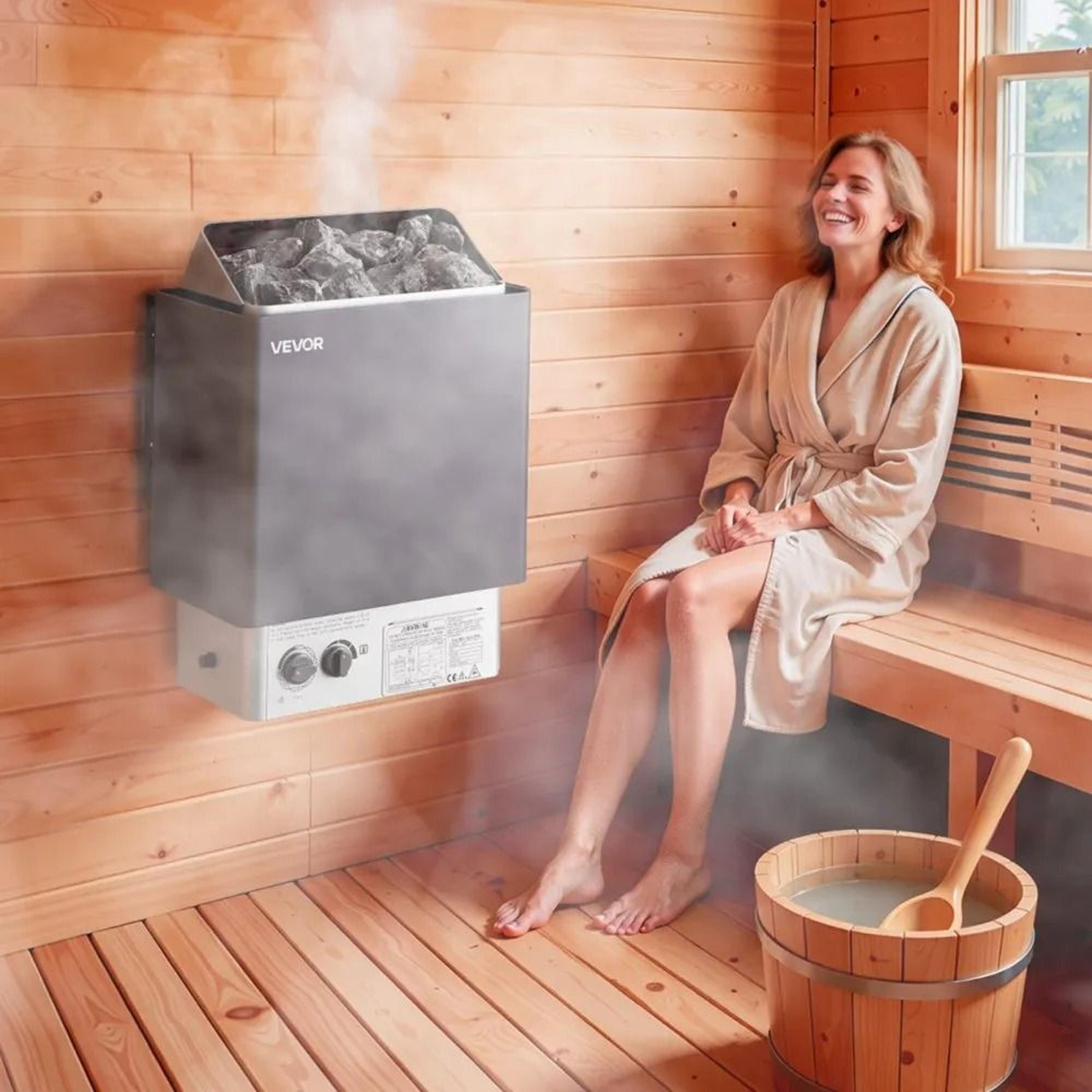 Steam Bath Sauna Heater Electric Sauna Stove With Timer And Adjustable Temperature For Home Hotel S 6