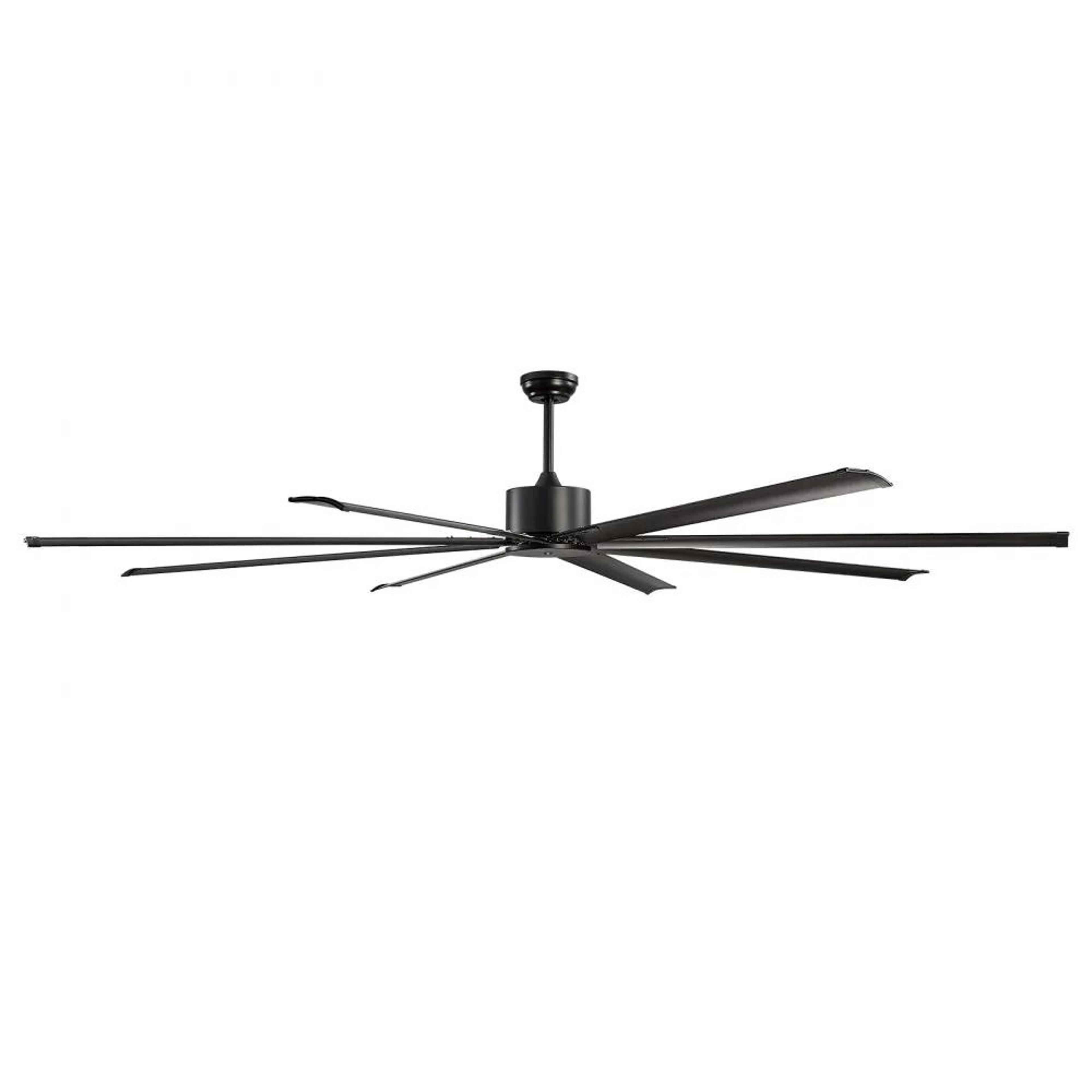 Modern Low Profile Ceiling Fan Without Light Reversible DC Motor Speed Remote Control Aluminum Blad 9