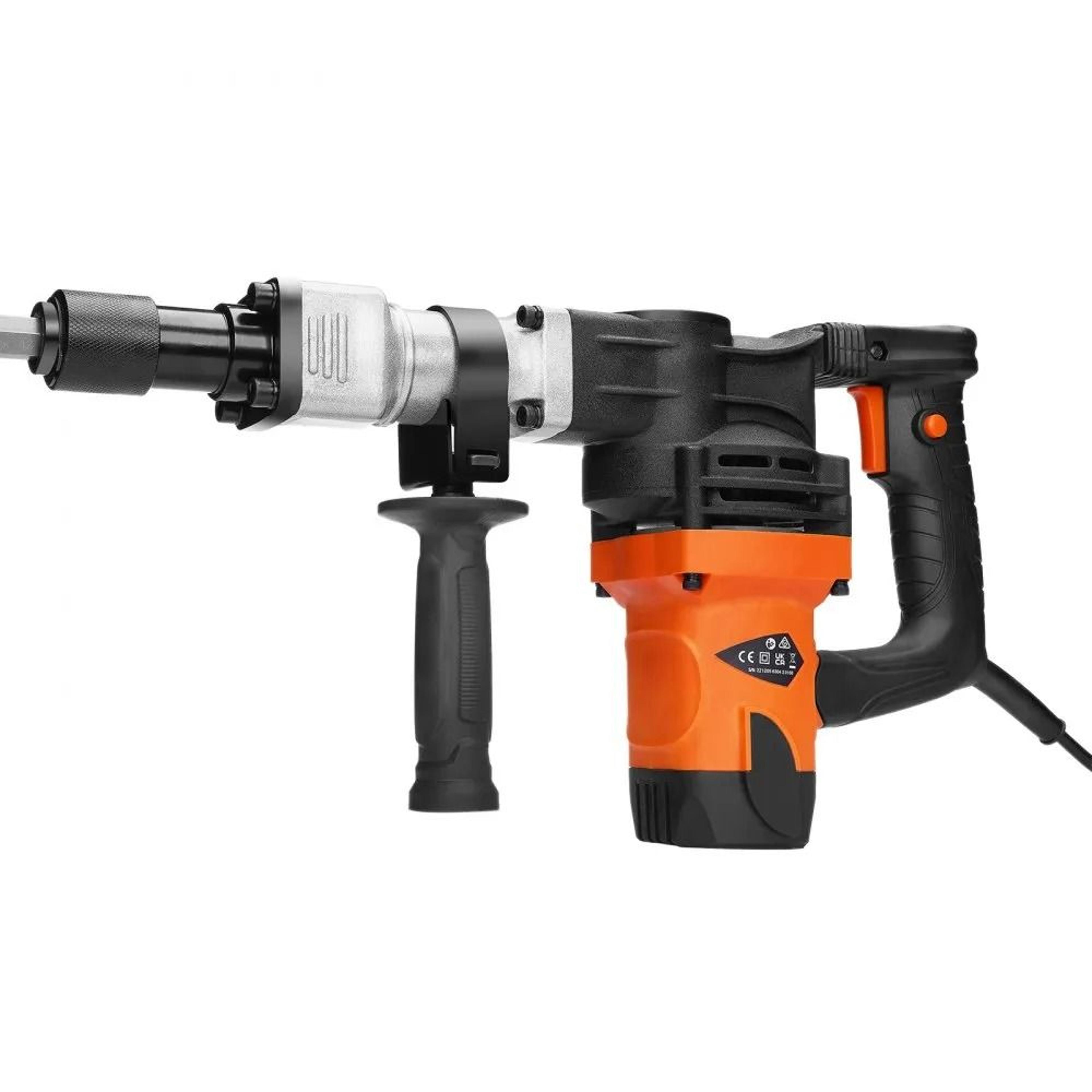 Electric Hammer Demolition Jack Hammer Concrete Breaker Chisel Bit Industrial Power Tool 8