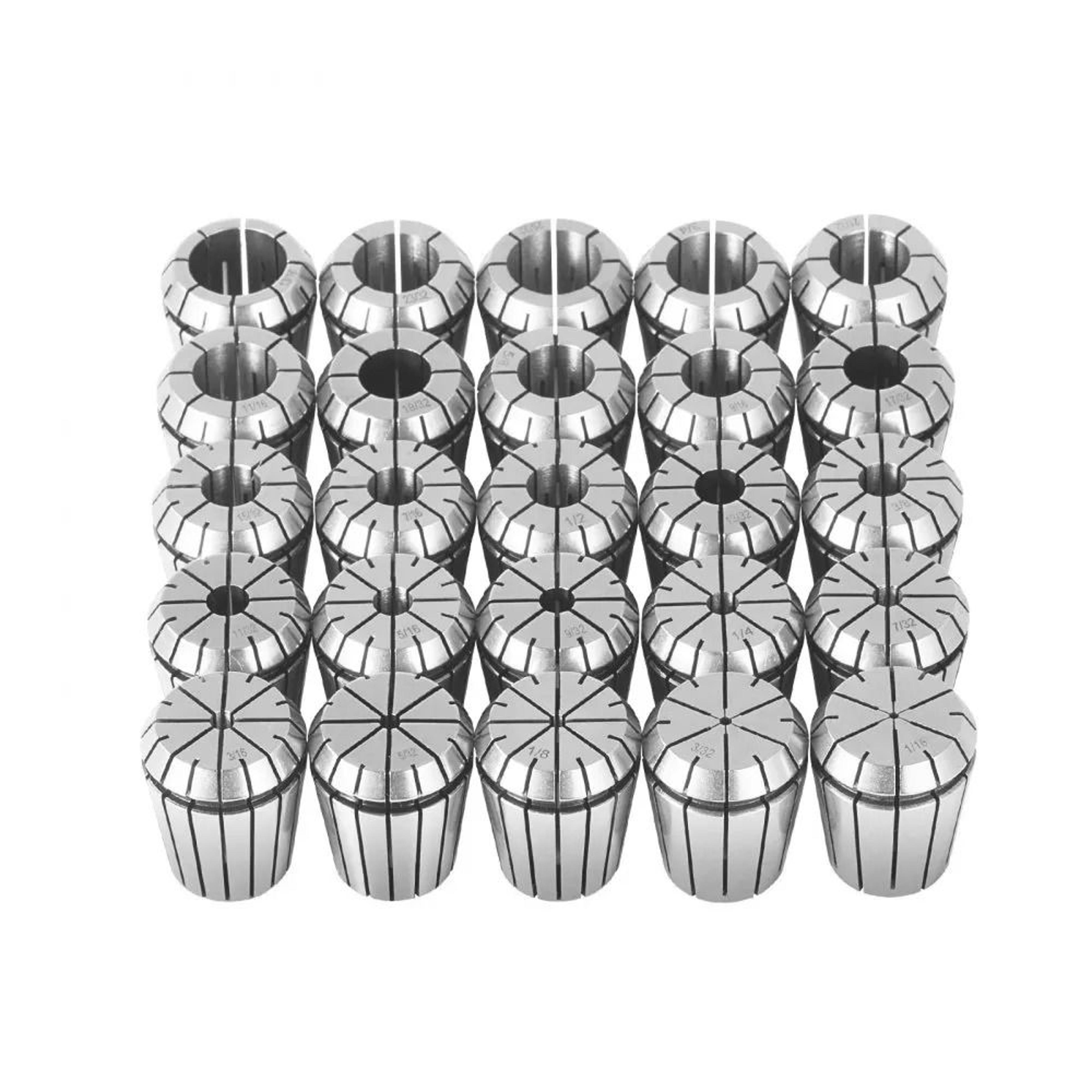 collet set precision spring collet chuck kit for cnc milling and lathe machines
