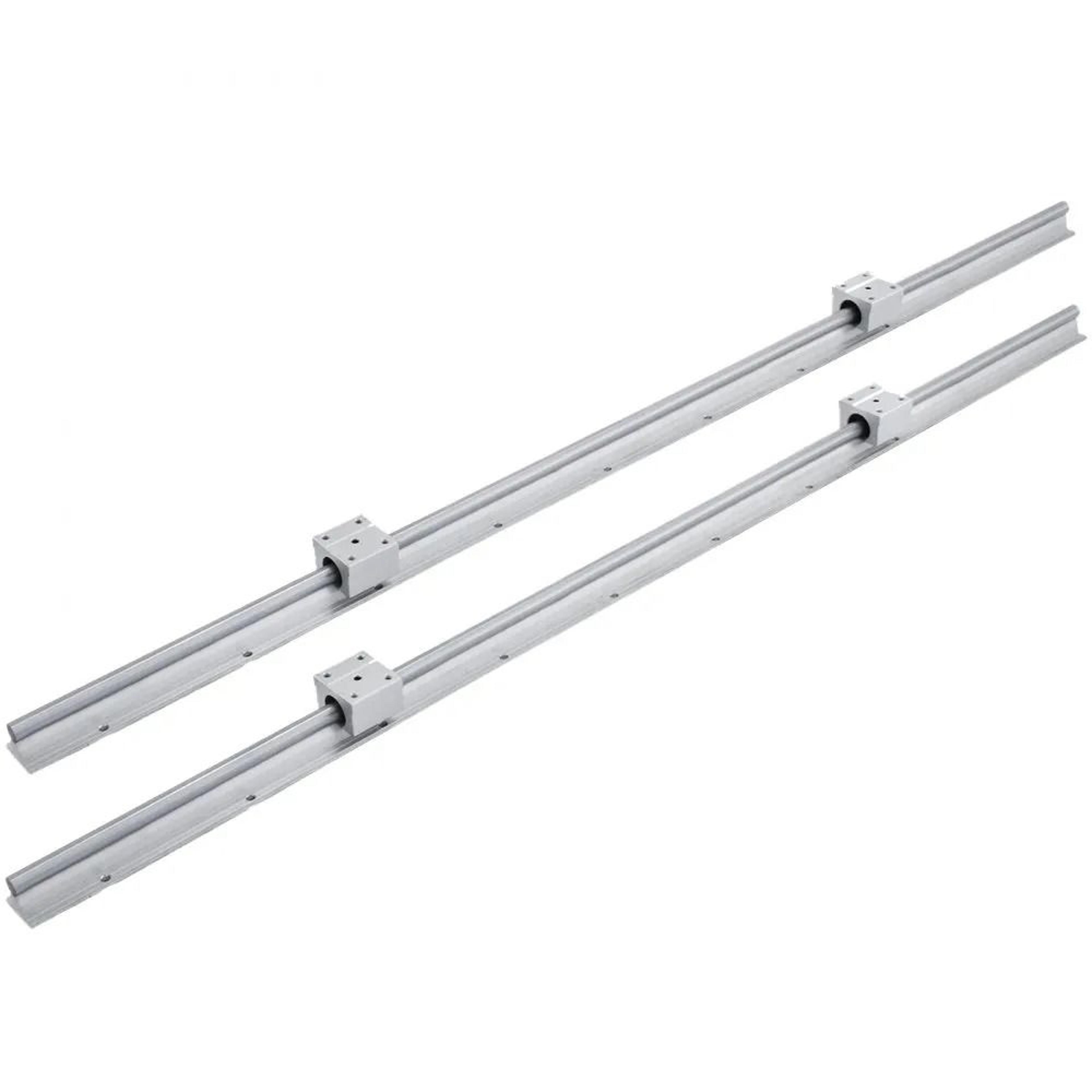 linear guide rail kit with bearing blocks for cnc router and automation systems