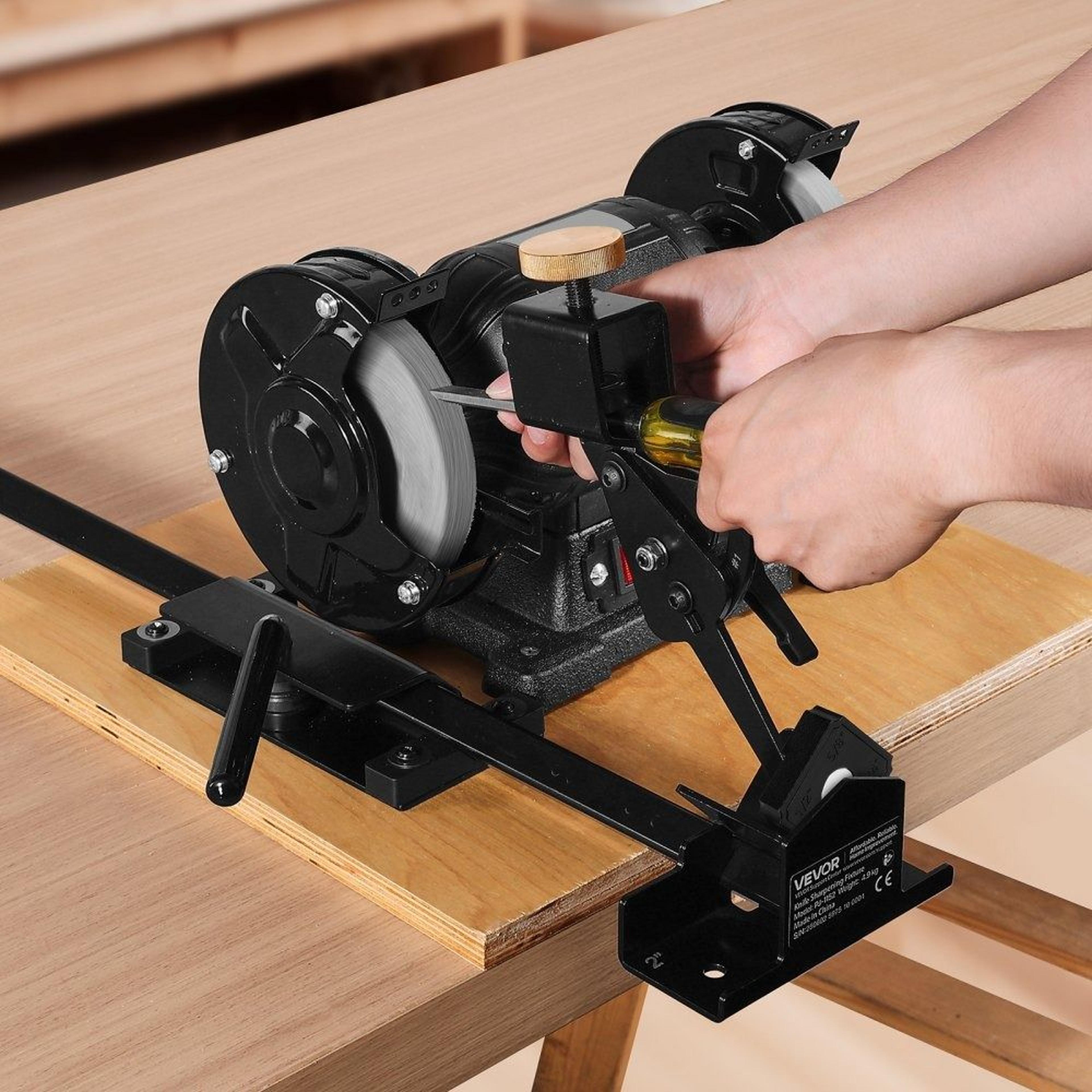 Pro Grind Sharpening System For Bench Grinder With MultiGrind Jig For Woodturning Tools 5