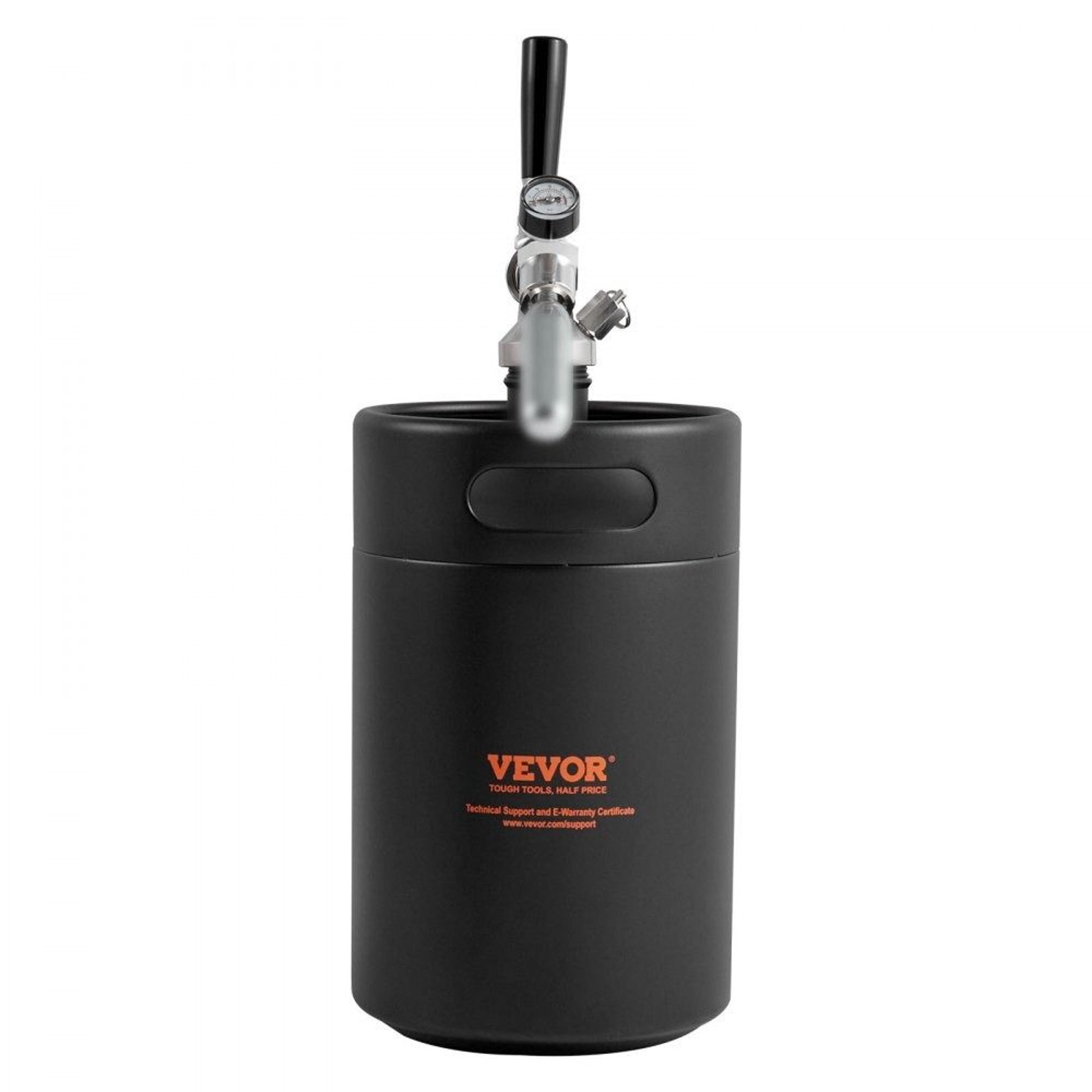 Beer Growler Tap System Stainless Steel Mini Keg With CO2 Regulator 7