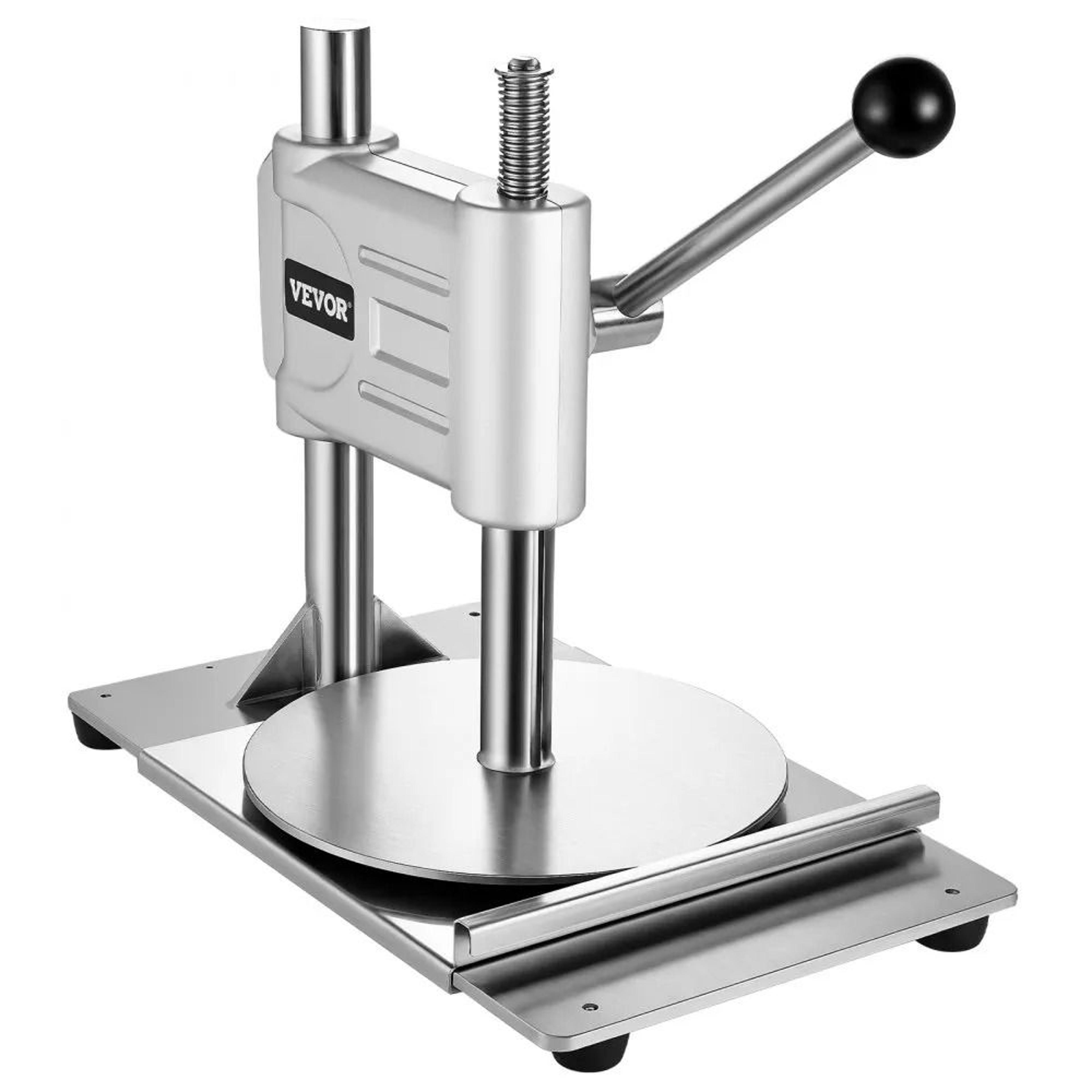 commercial manual pizza dough press machine stainless steel tortilla & pastry maker