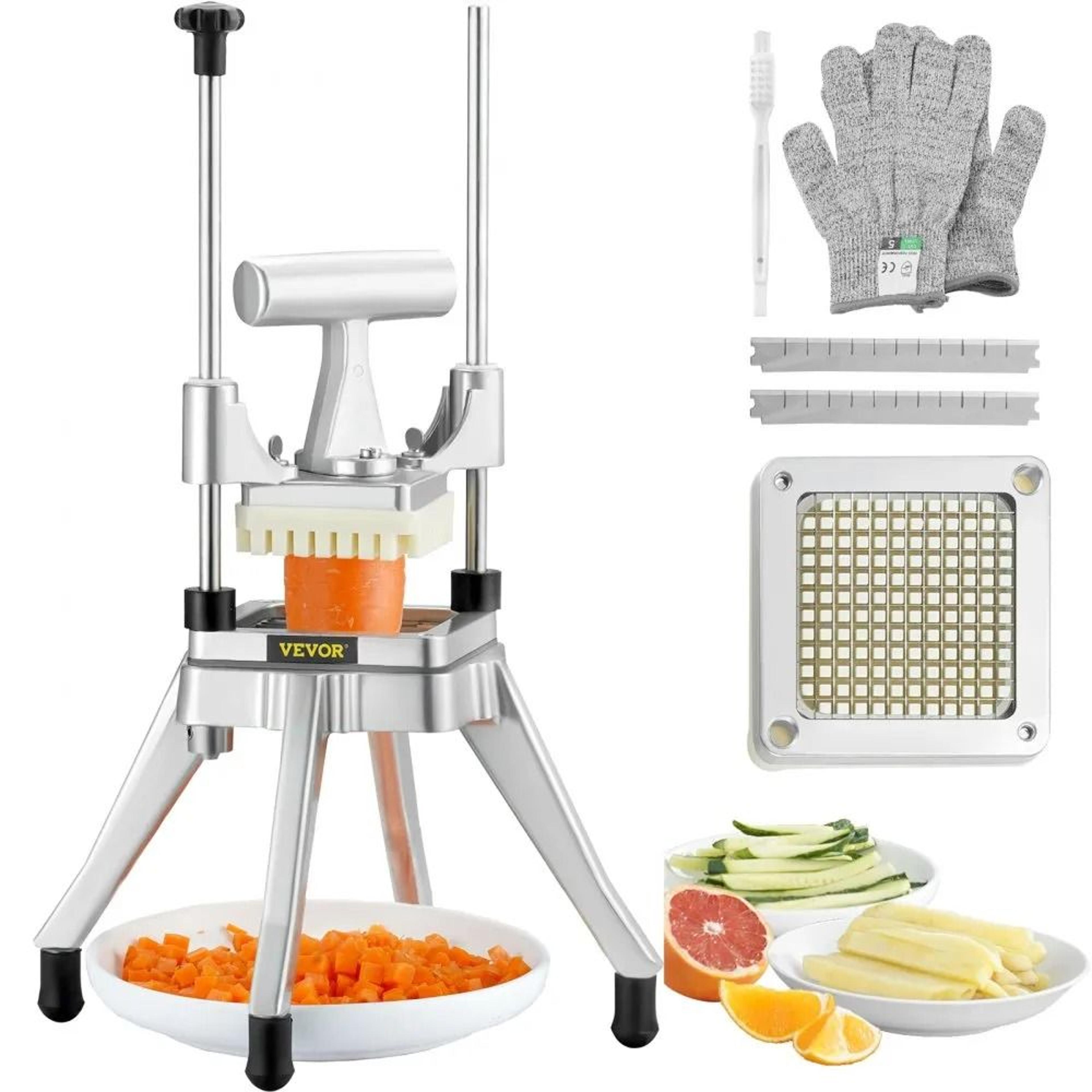 commercial vegetable chopper with blade stainless steel french fry and onion dicer