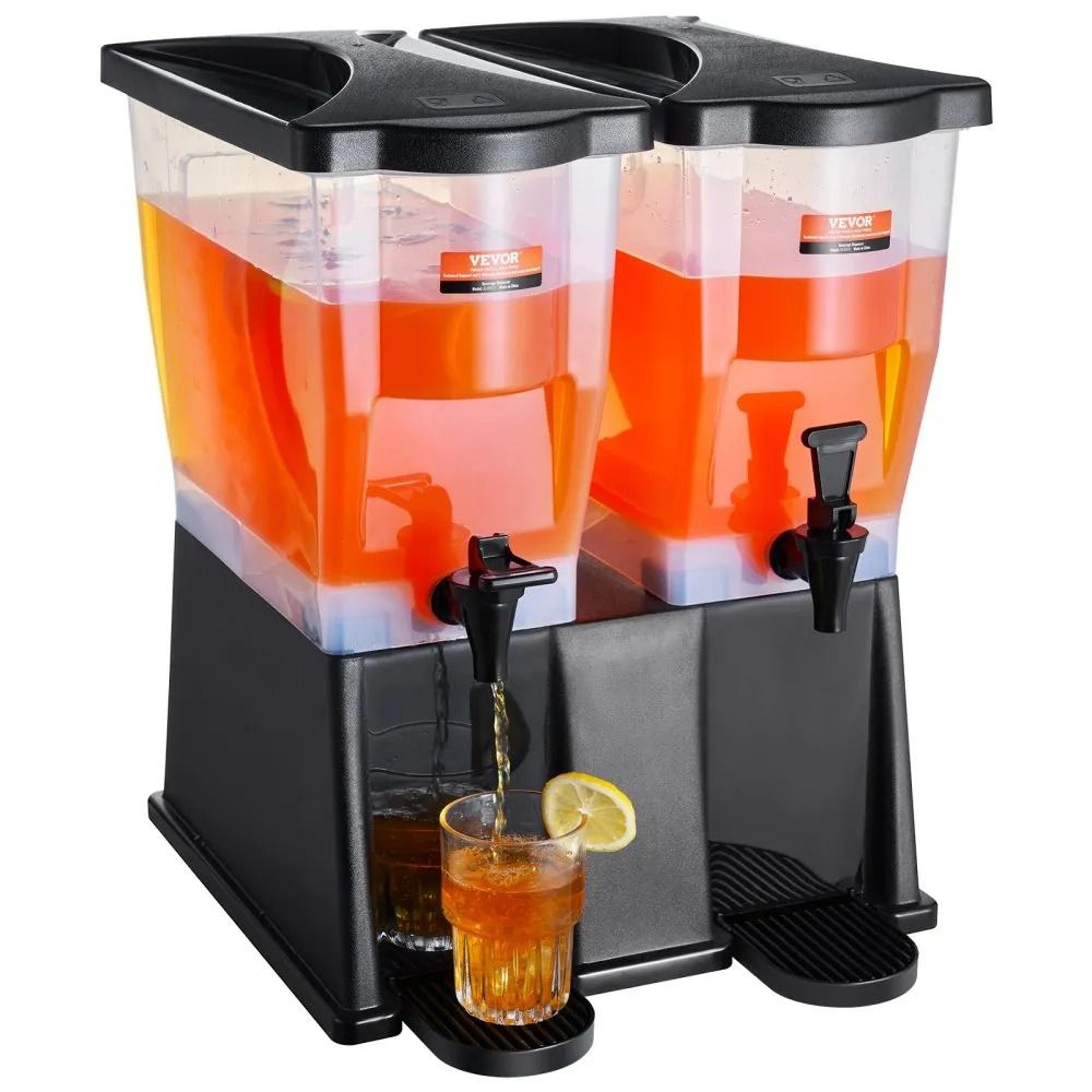 Premium Dual Party Beverage Drink Dispenser With Stand  Spigots 9