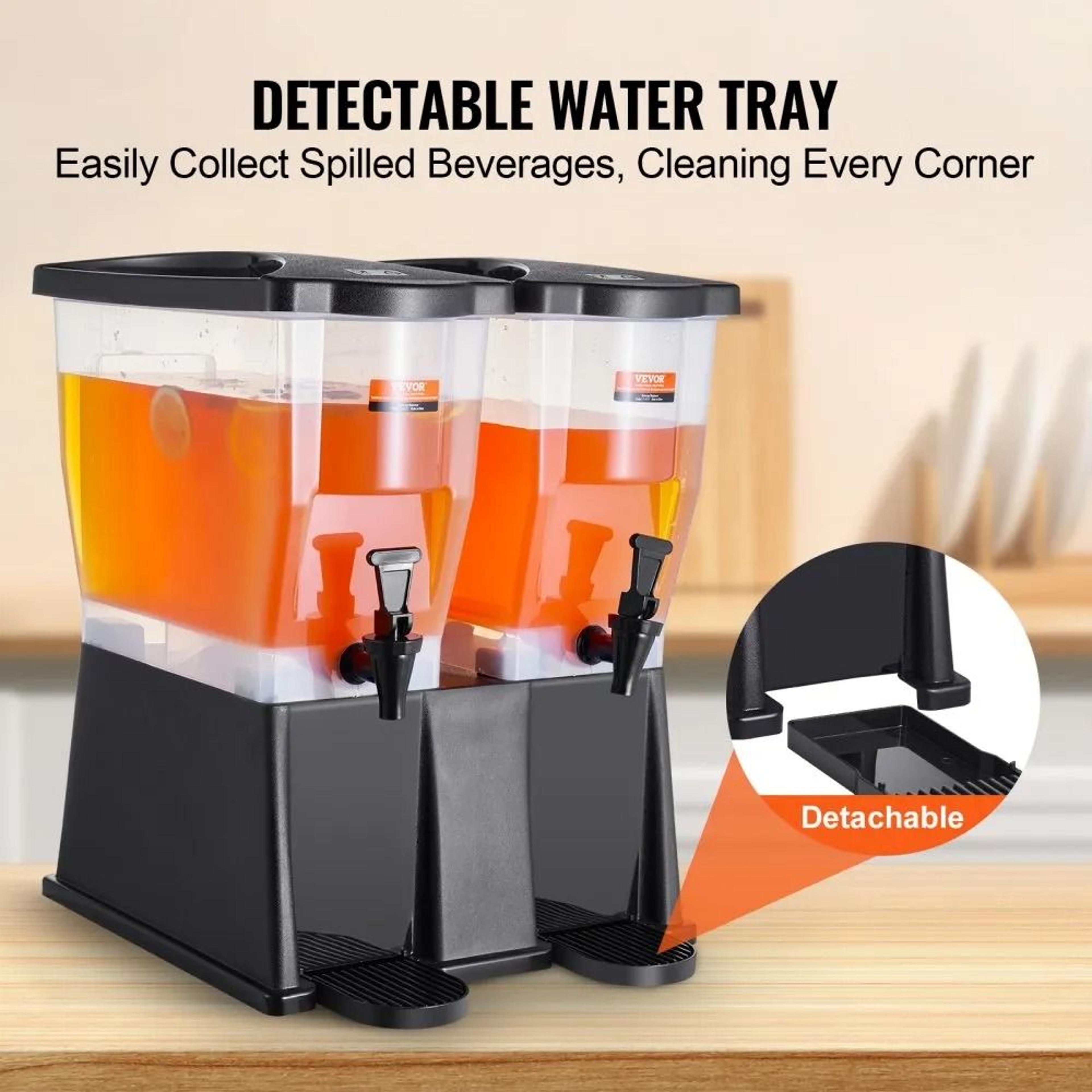 Premium Dual Party Beverage Drink Dispenser With Stand  Spigots 1