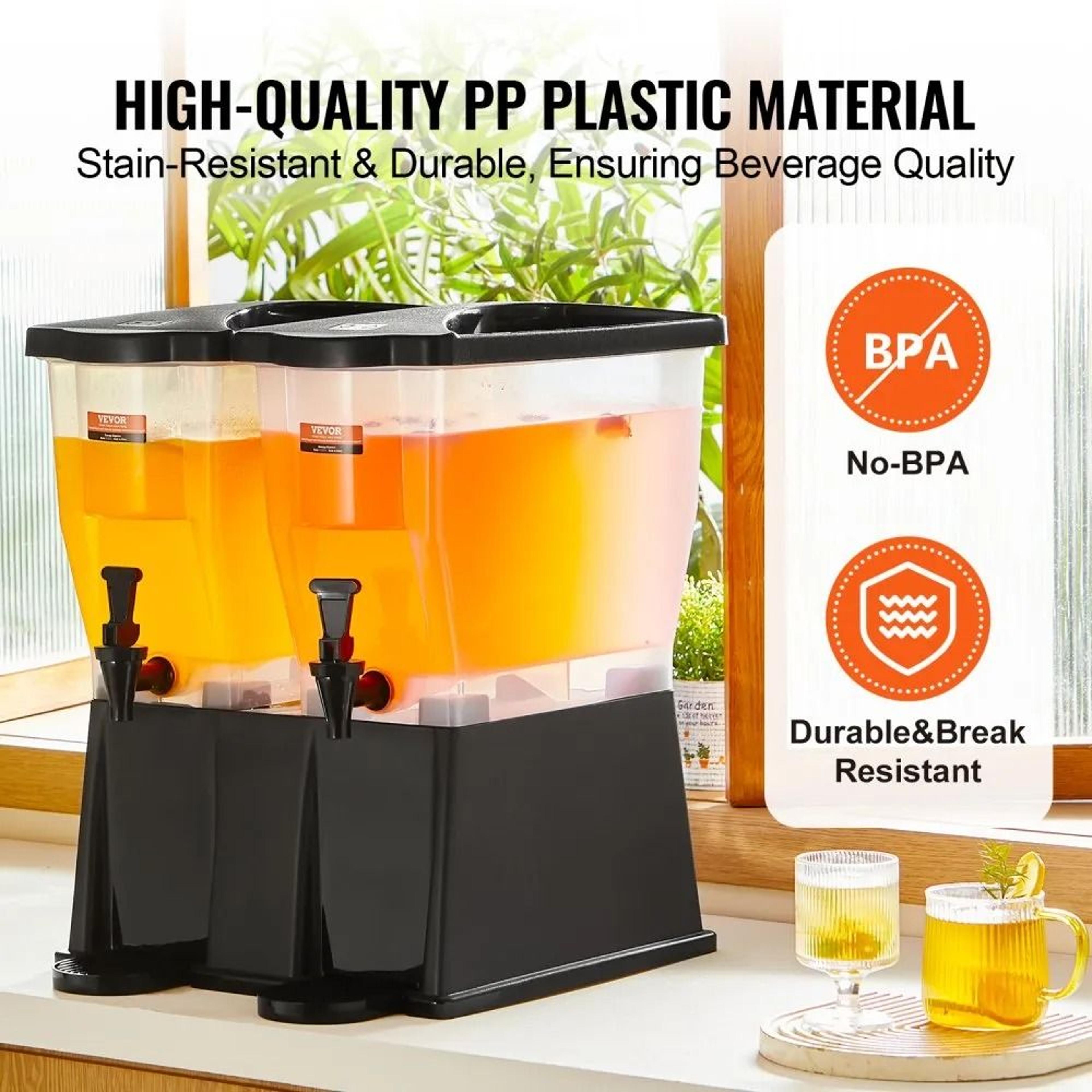 Premium Dual Party Beverage Drink Dispenser With Stand  Spigots 2