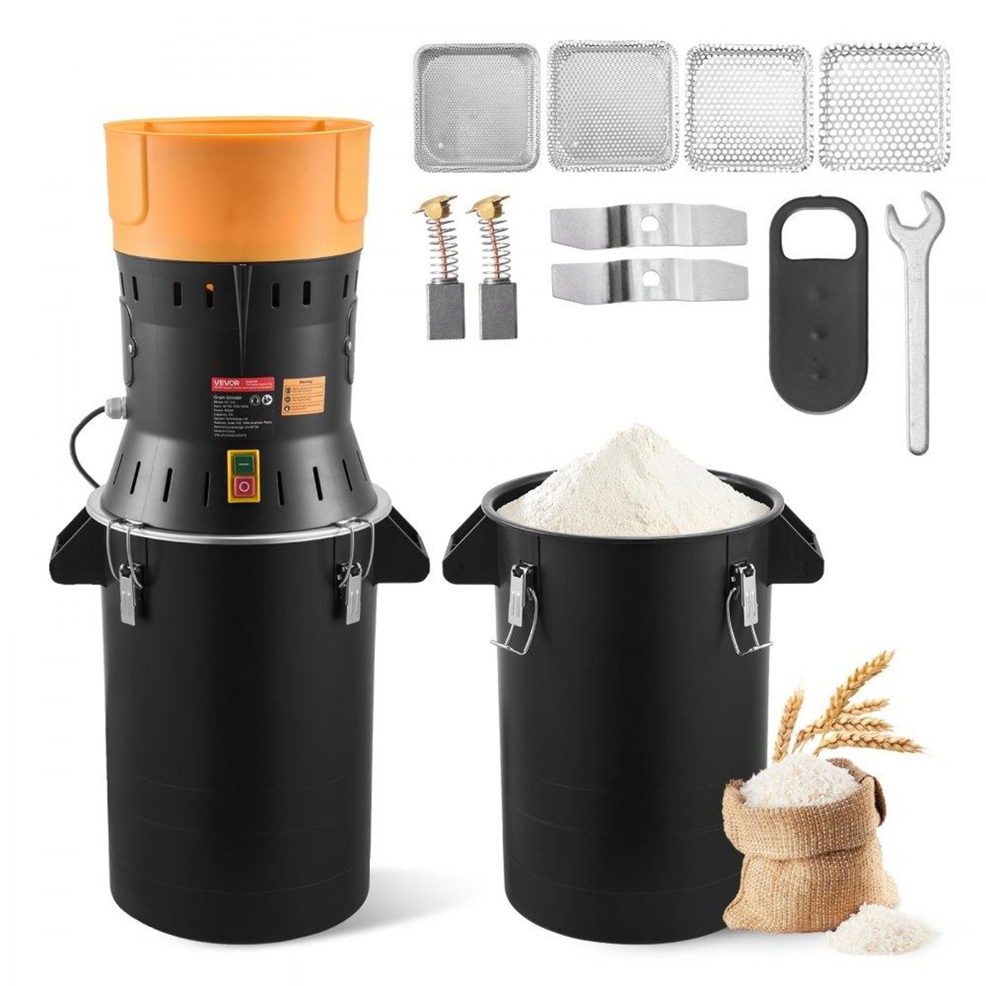 commercial electric grain mill grinder highpower powder machine