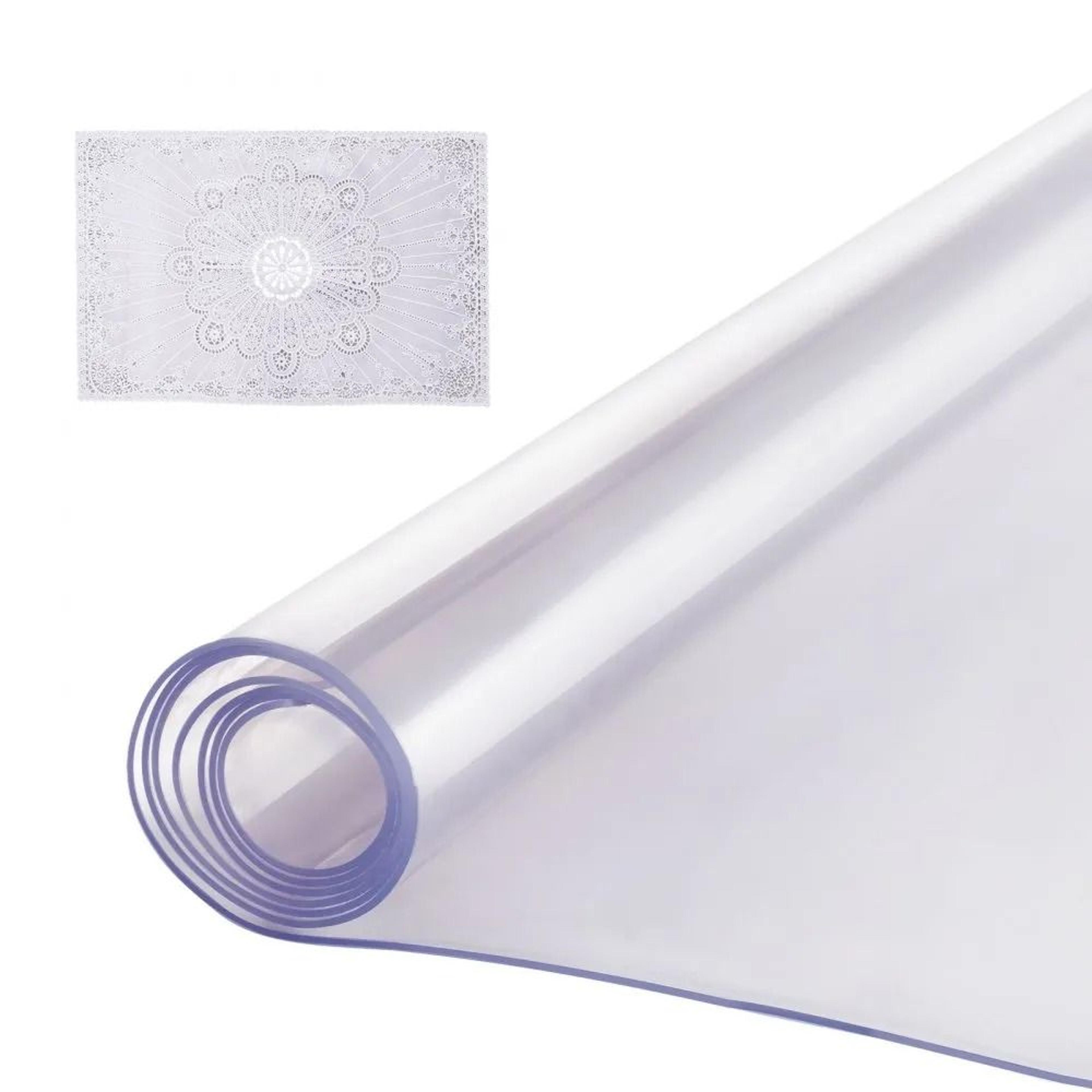 clear pvc table protector waterproof desk mat for dining tables & desks