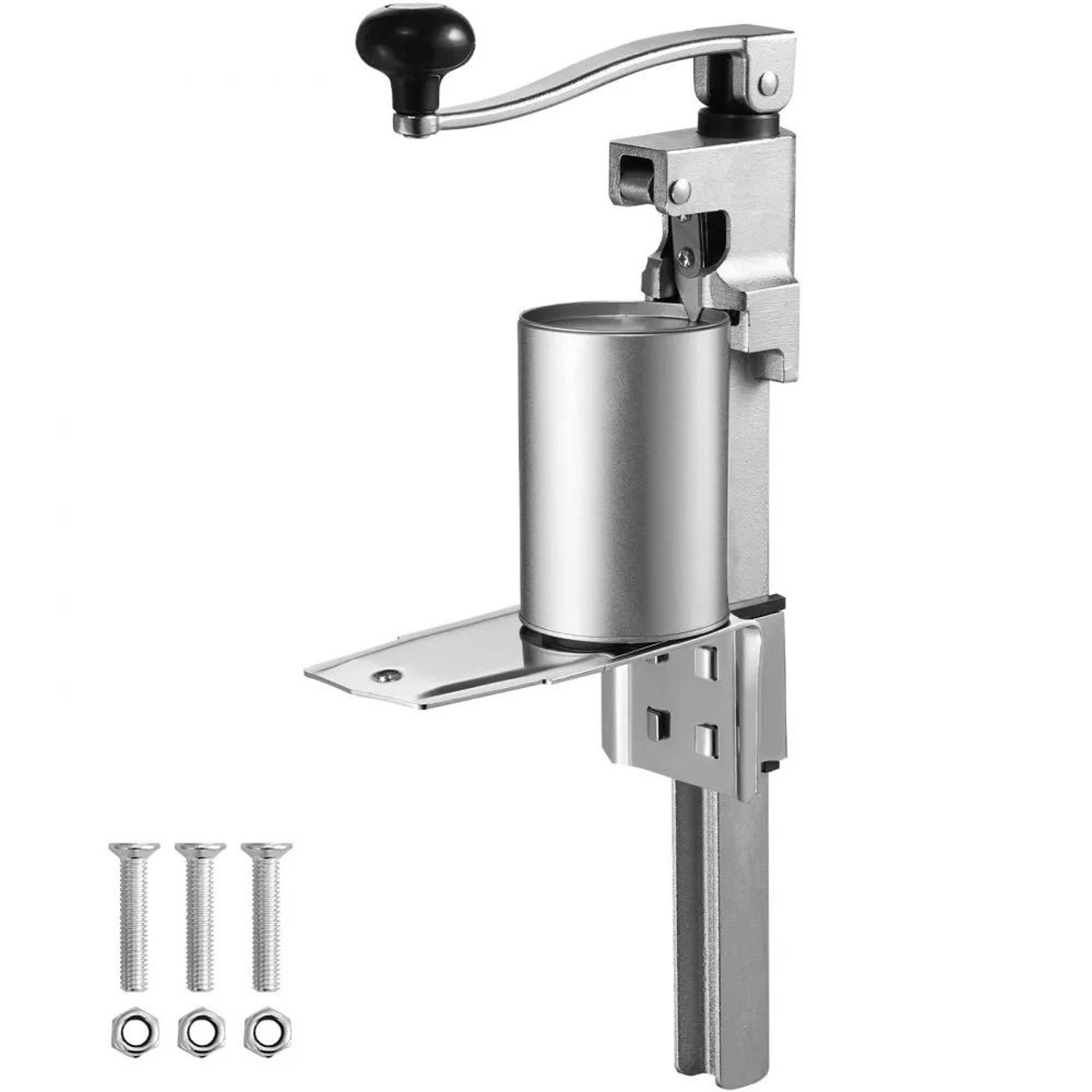 commercial manual can opener with adjustable stand for large cans