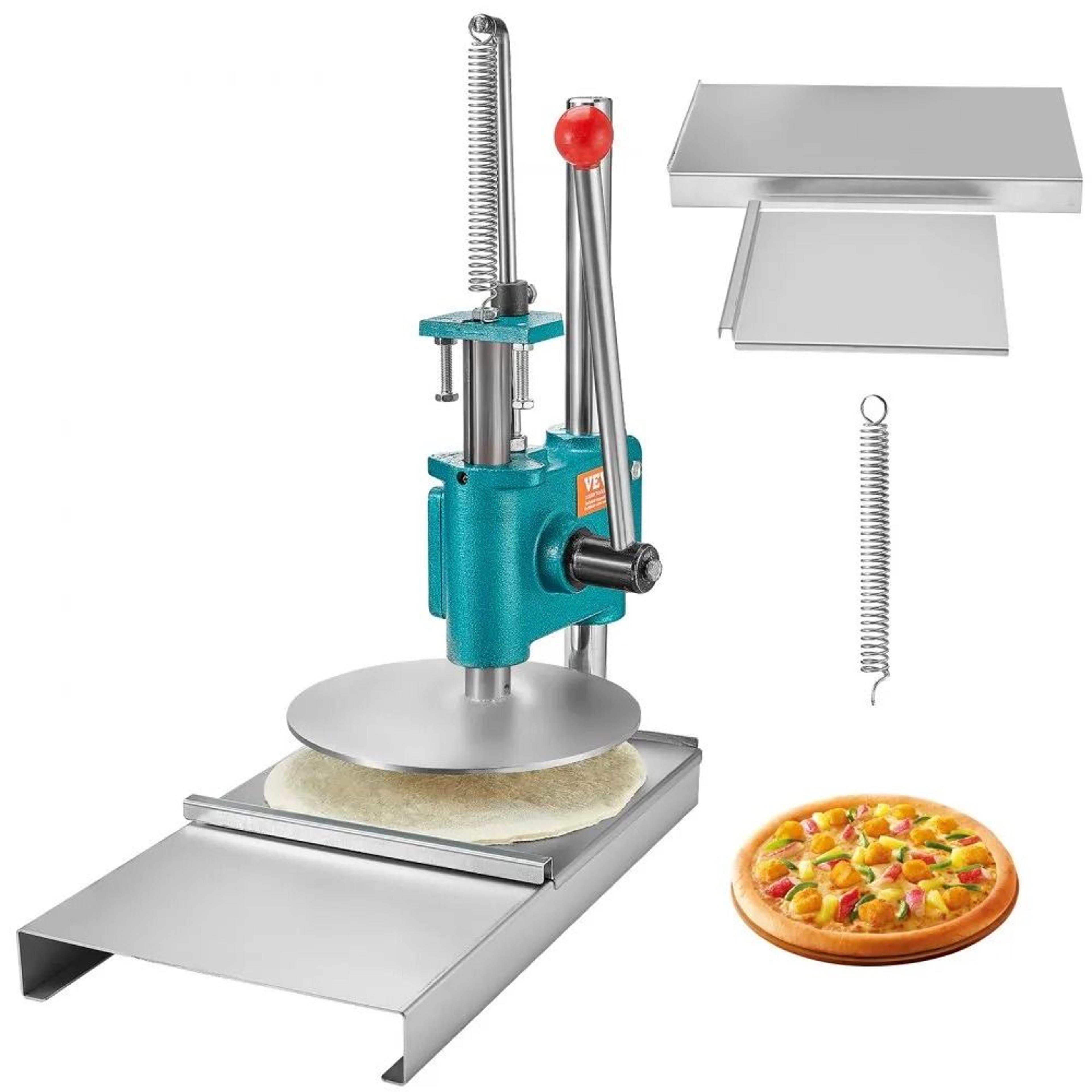 manual pizza dough press, stainless steel pizza forming machine
