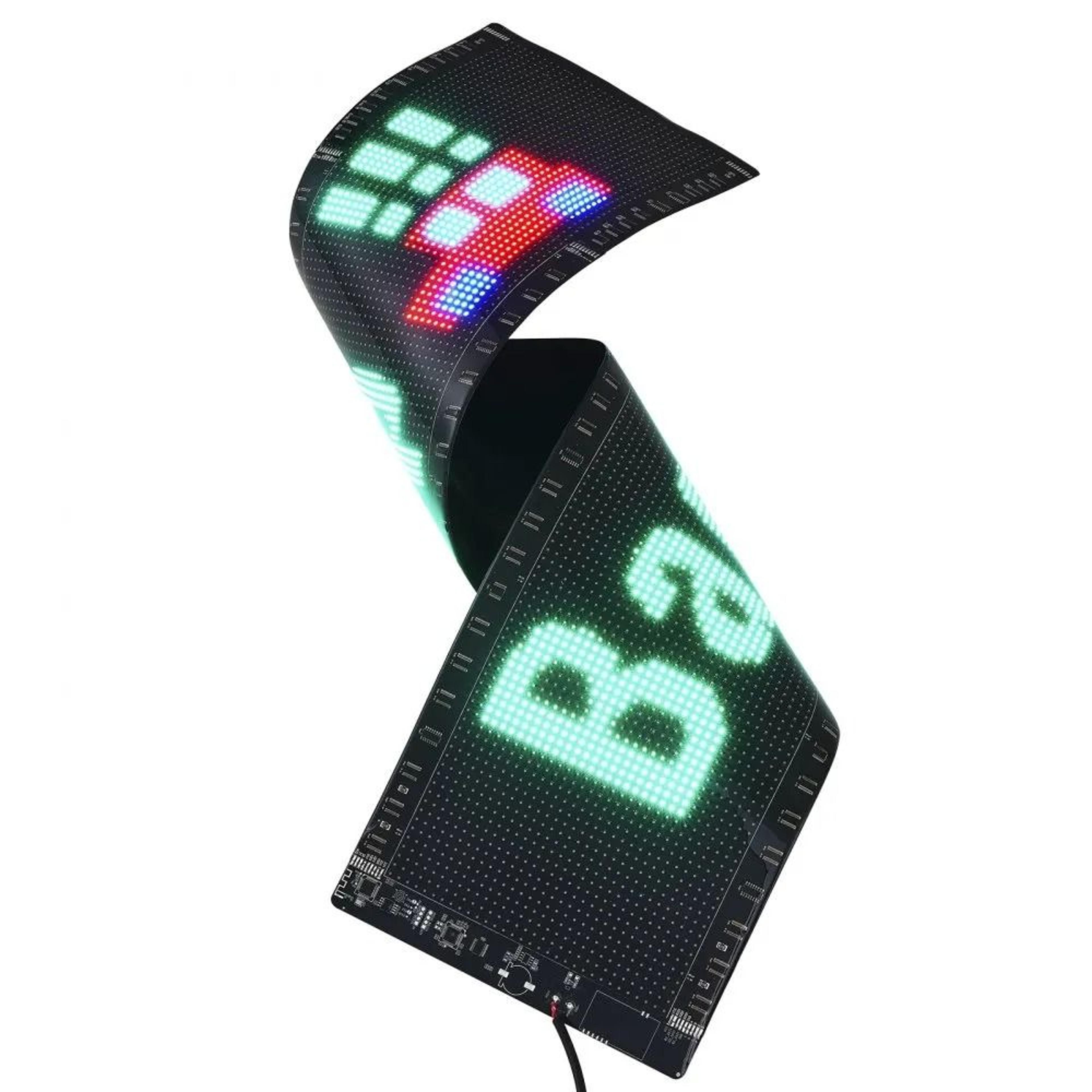 programmable led sign with bluetooth app control & full color scrolling display