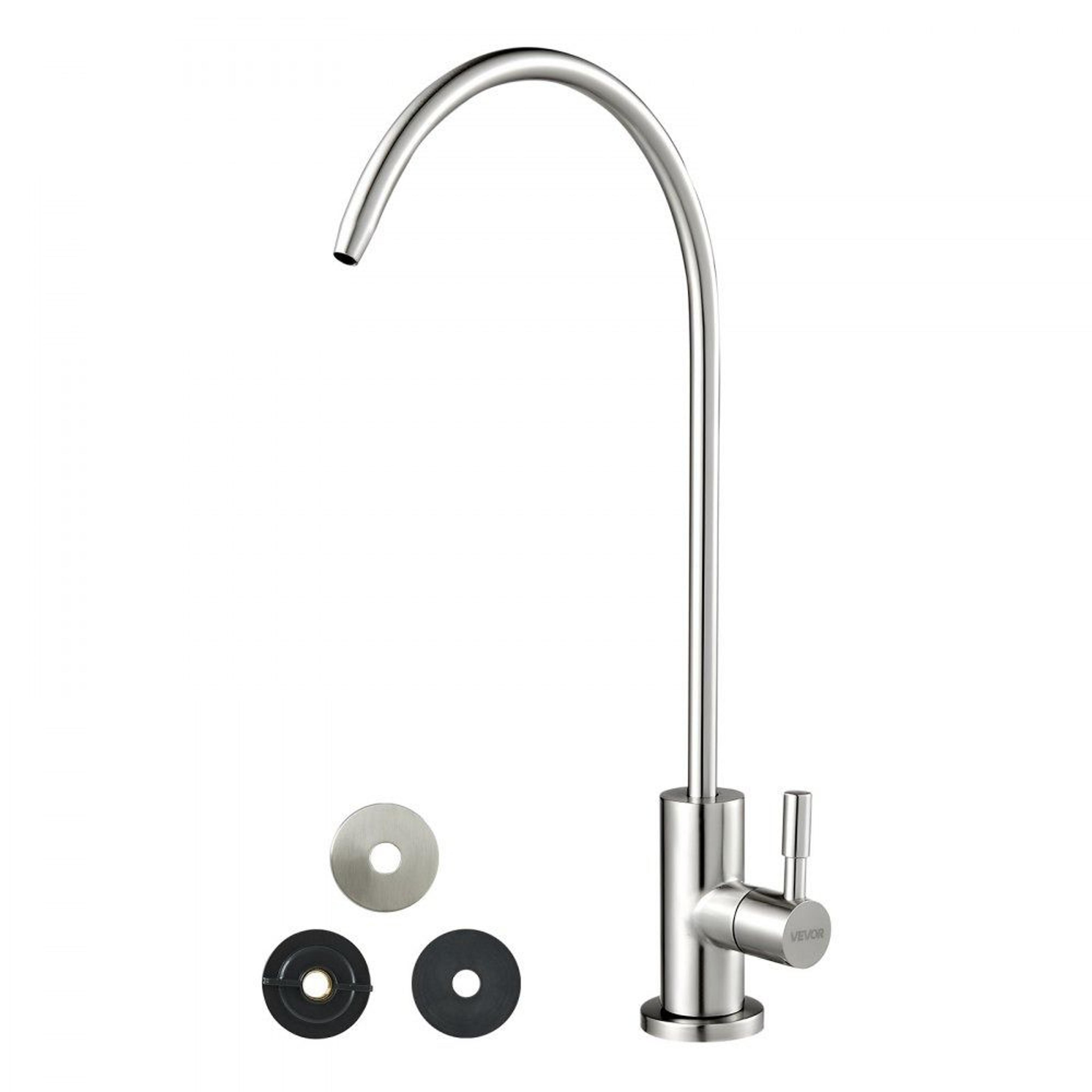 brushed nickel reverse osmosis faucet lead free filtered water tap