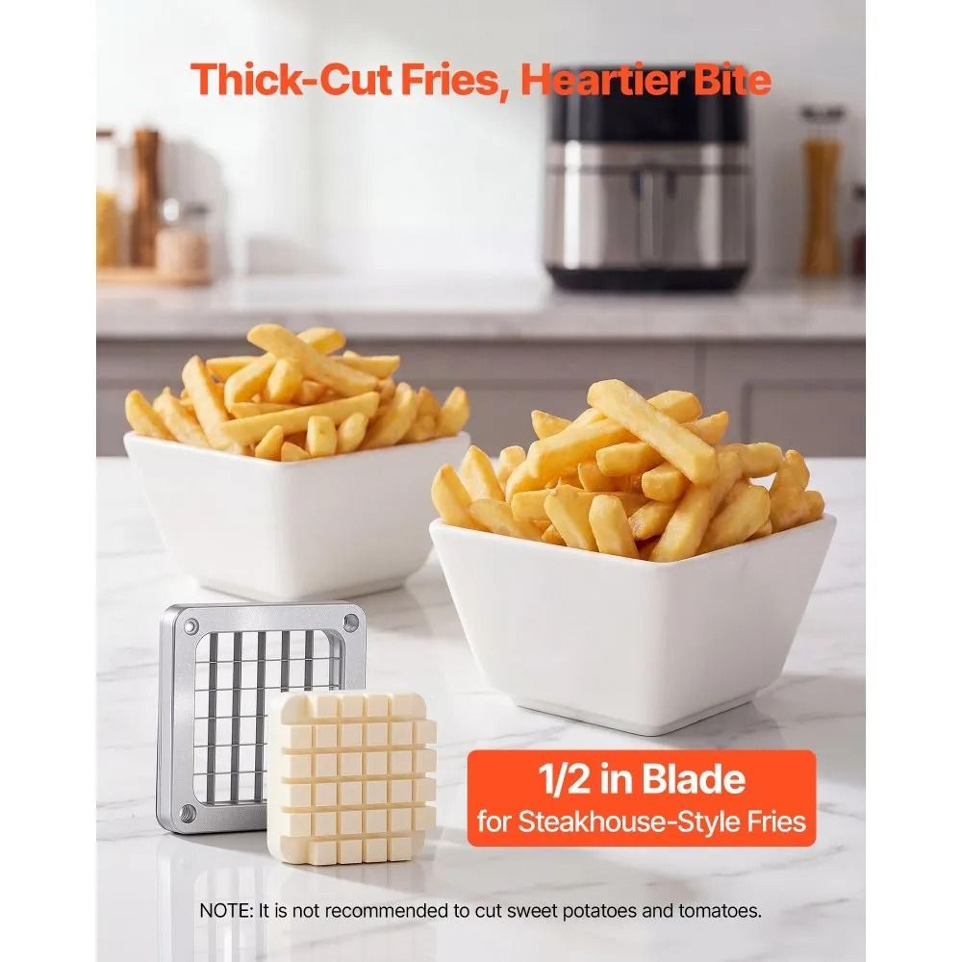Commercial French Fry Cutter With Blade And Ergonomic Lever Handle 2