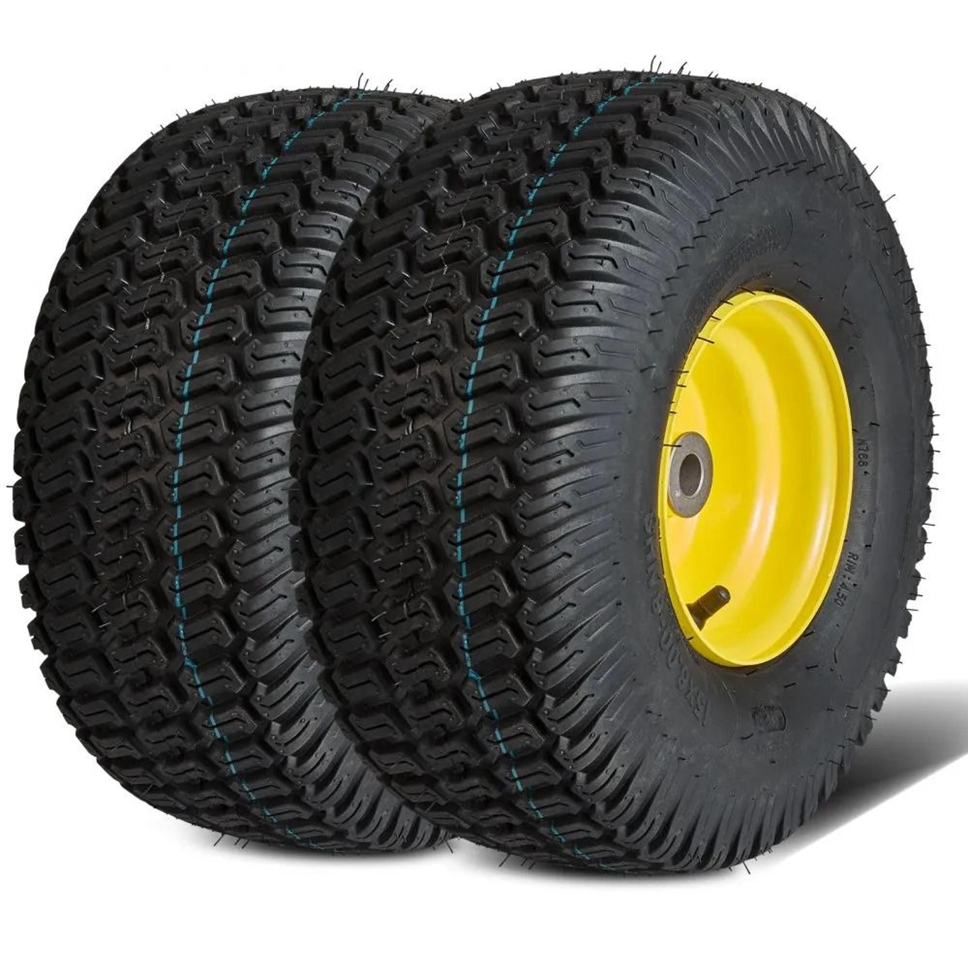 lawn mower tire & wheel assembly with adapter kit