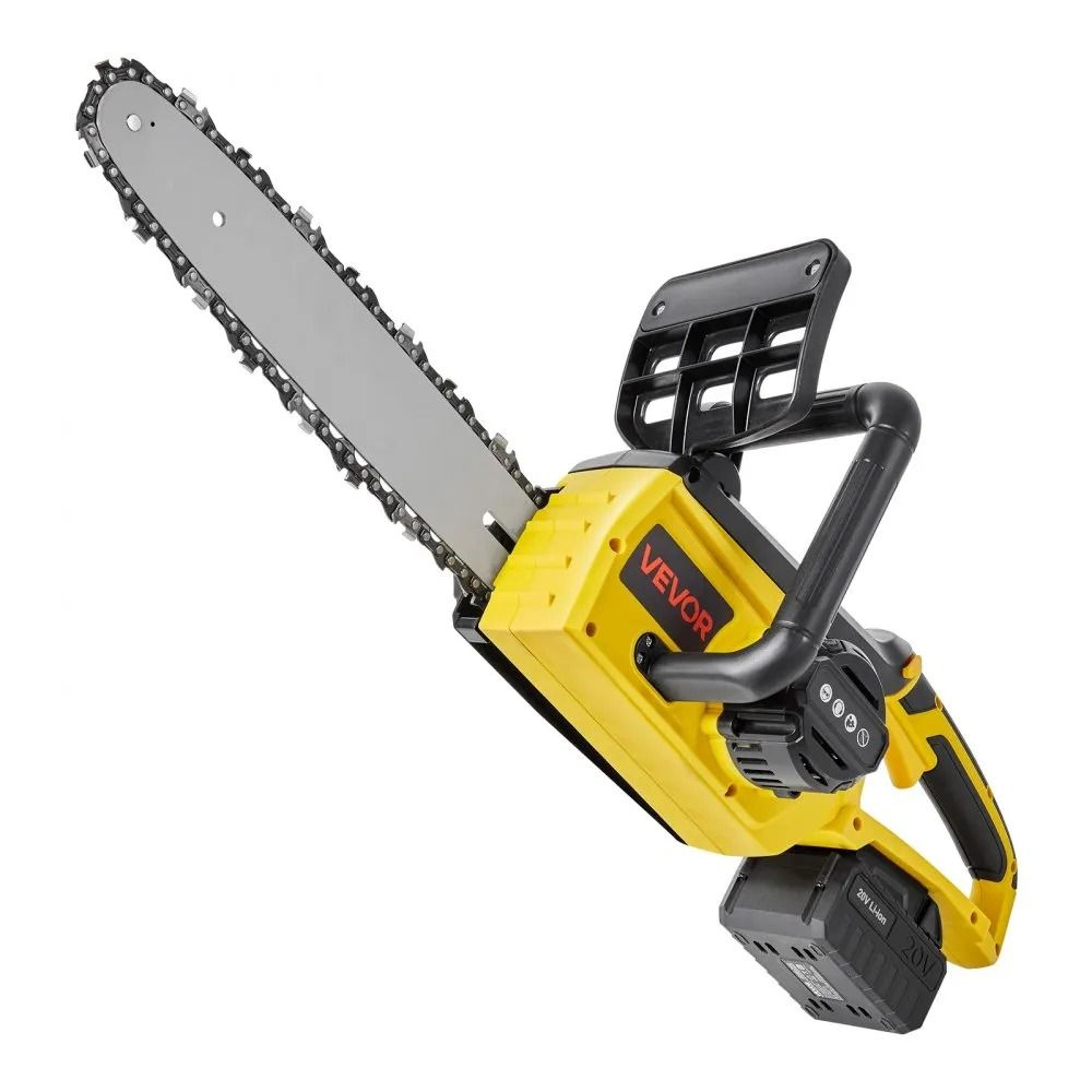 20v cordless brushless chainsaw with 4ah battery