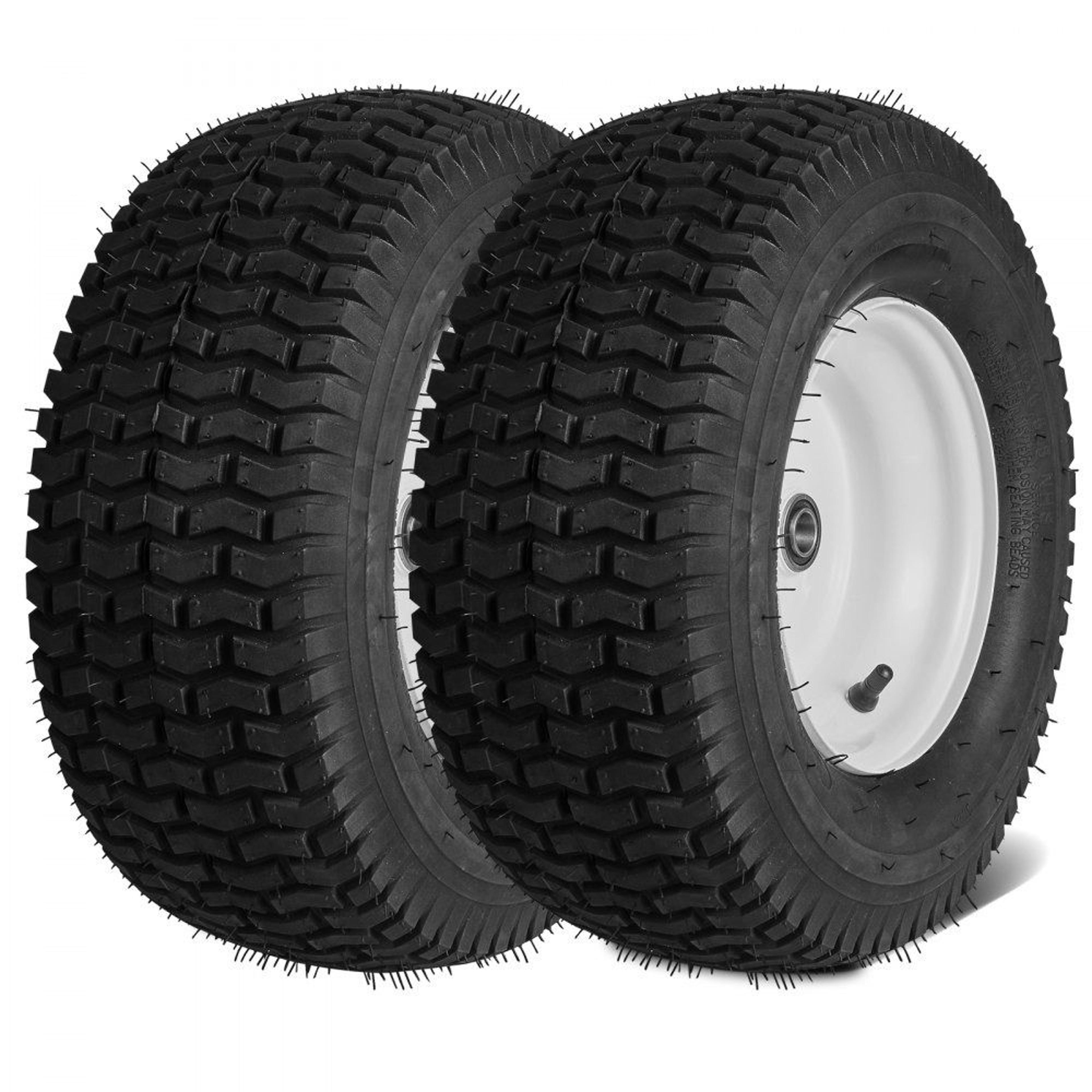 lawn mower tires with rim 2 pack tubeless turf tractor wheels