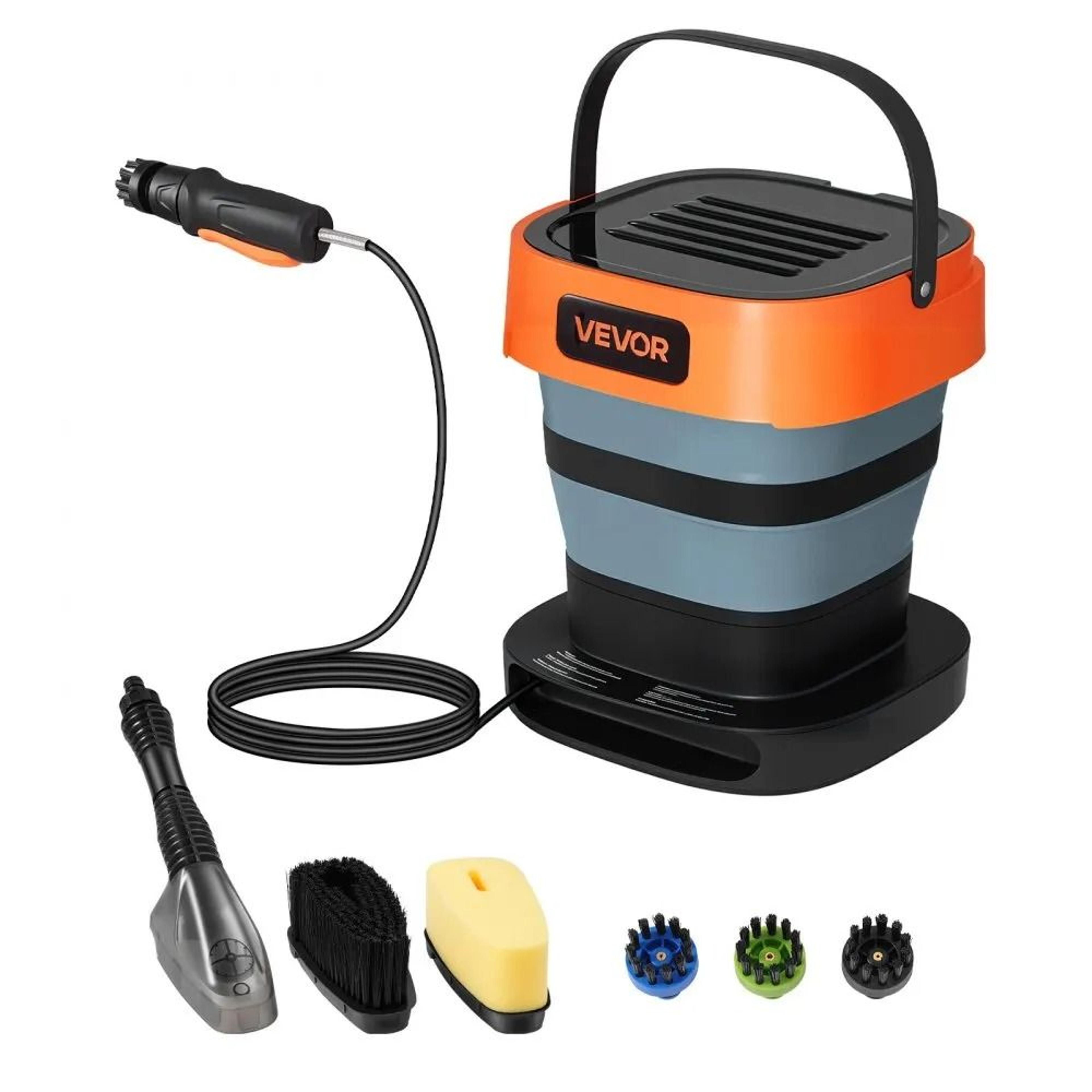 portable cordless pressure washer with foldable tank & high power