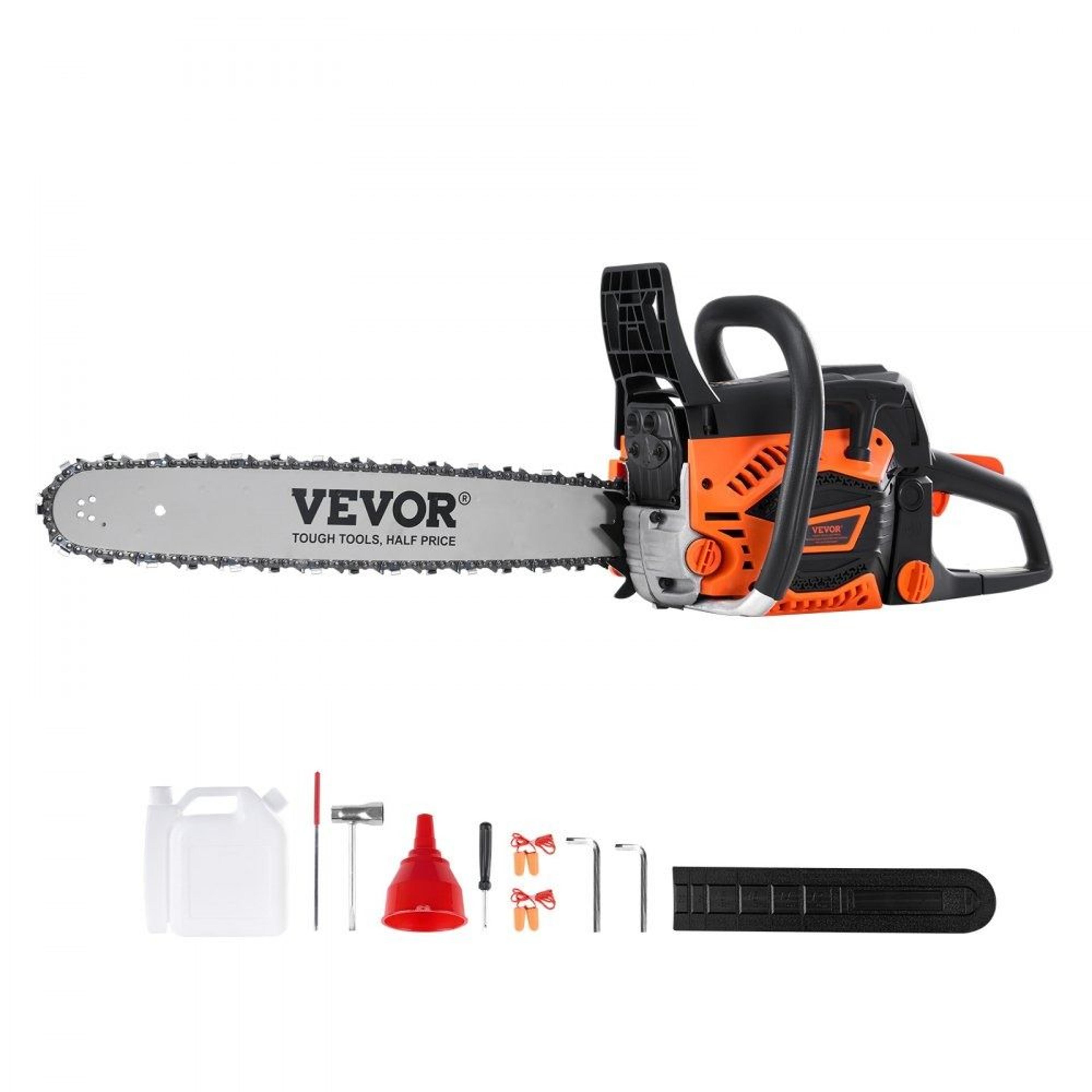 heavy duty gas chainsaw for tree cutting & land clearing