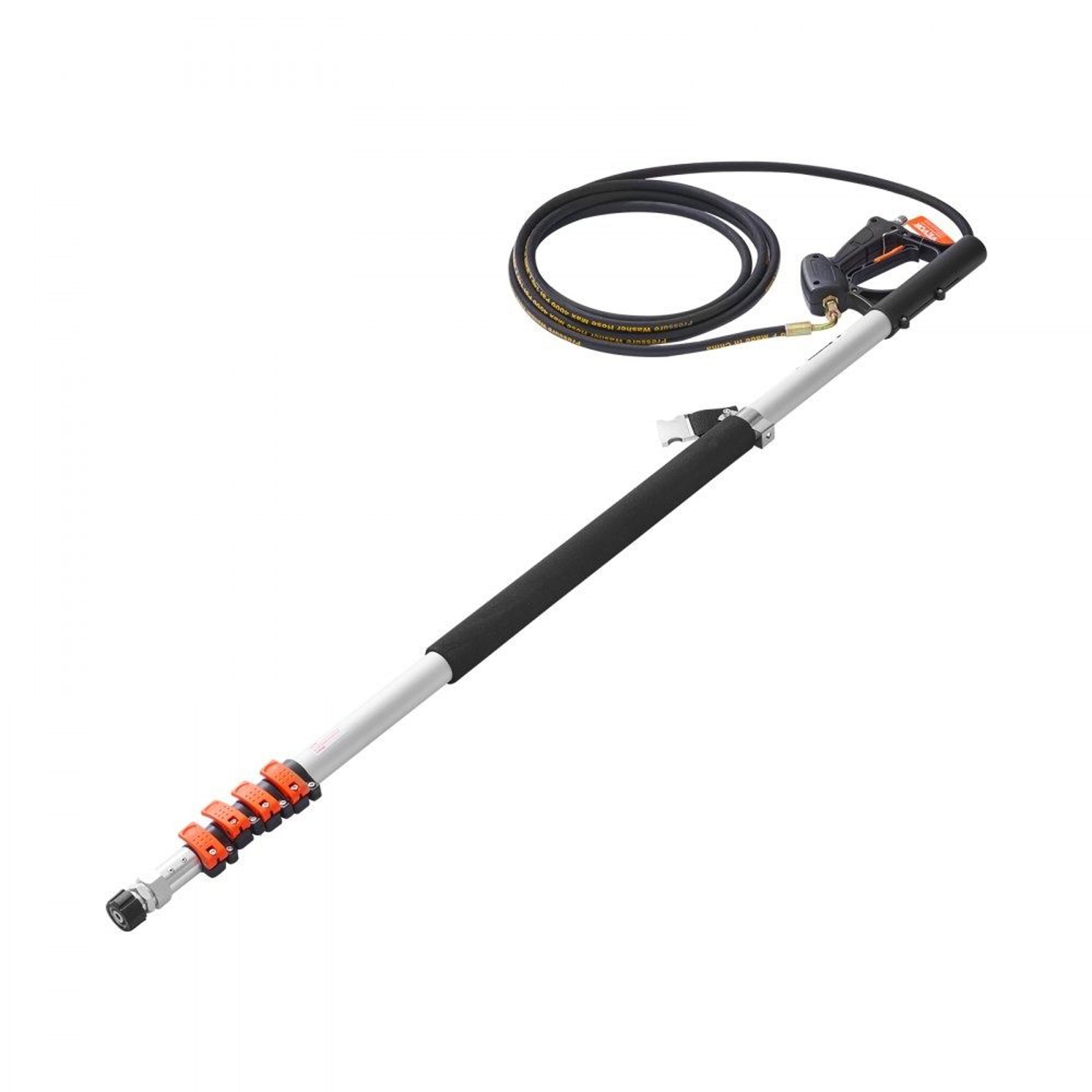 Telescopic Pressure Washer Wand With Brush Head  Gutter Cleaner 10
