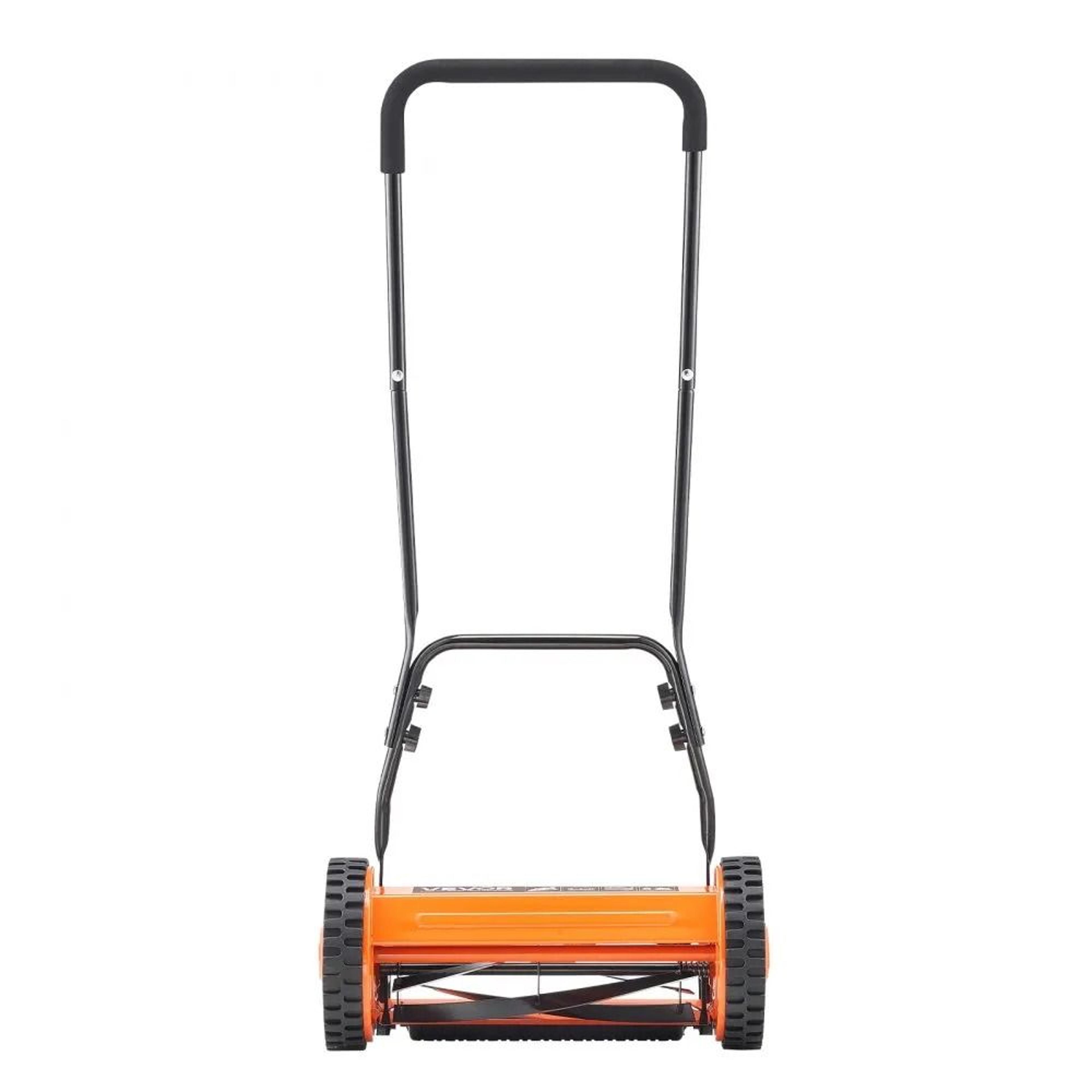 Manual Push Reel Lawn Mower With Grass Catcher 10