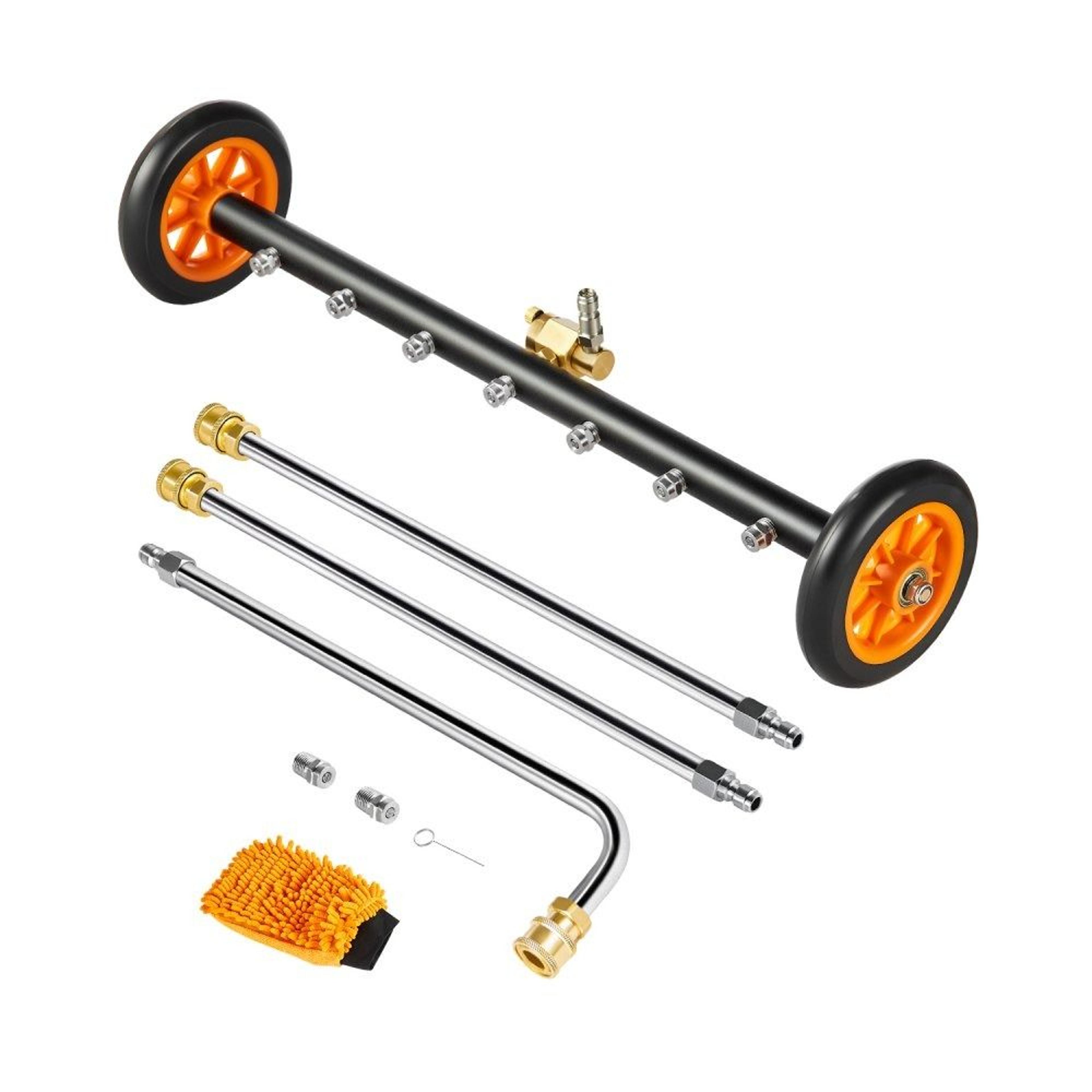 pressure washer surface & undercarriage cleaner, stainless steel