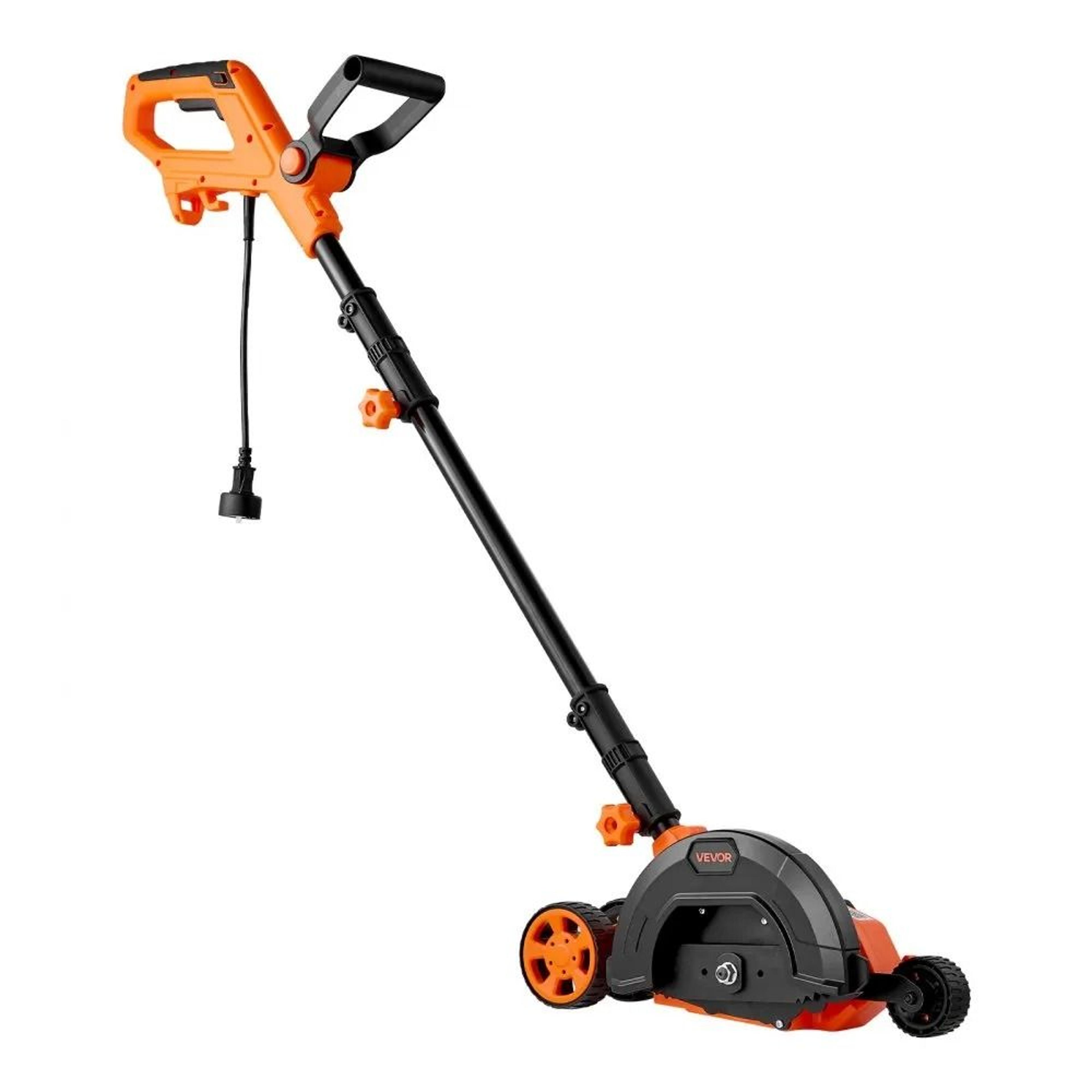12 amp electric lawn edger with blade & adjustable depth