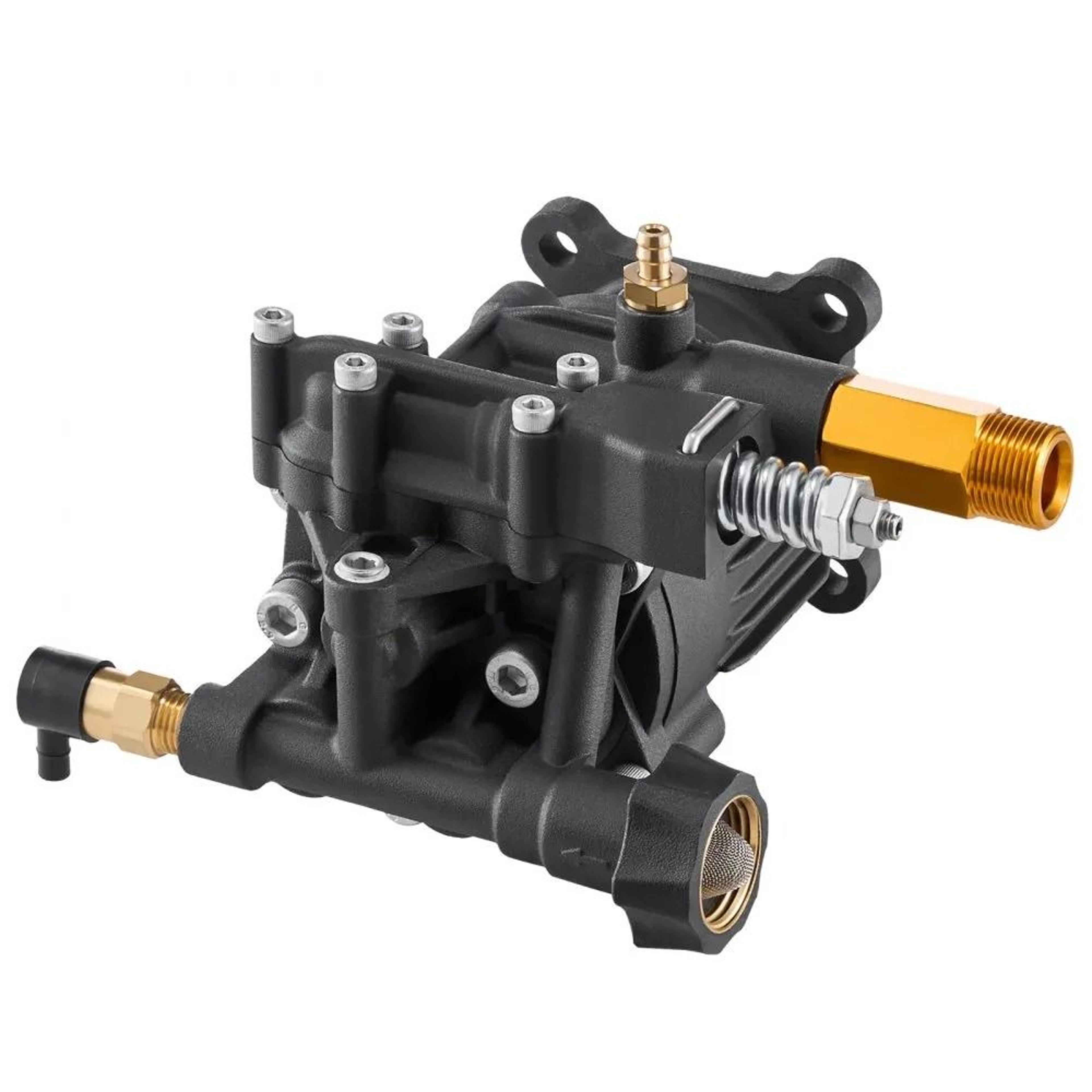 Premium Pressure Washer Pump Kit 3500 PSI 25GPM Replacement With 5 Nozzles 7