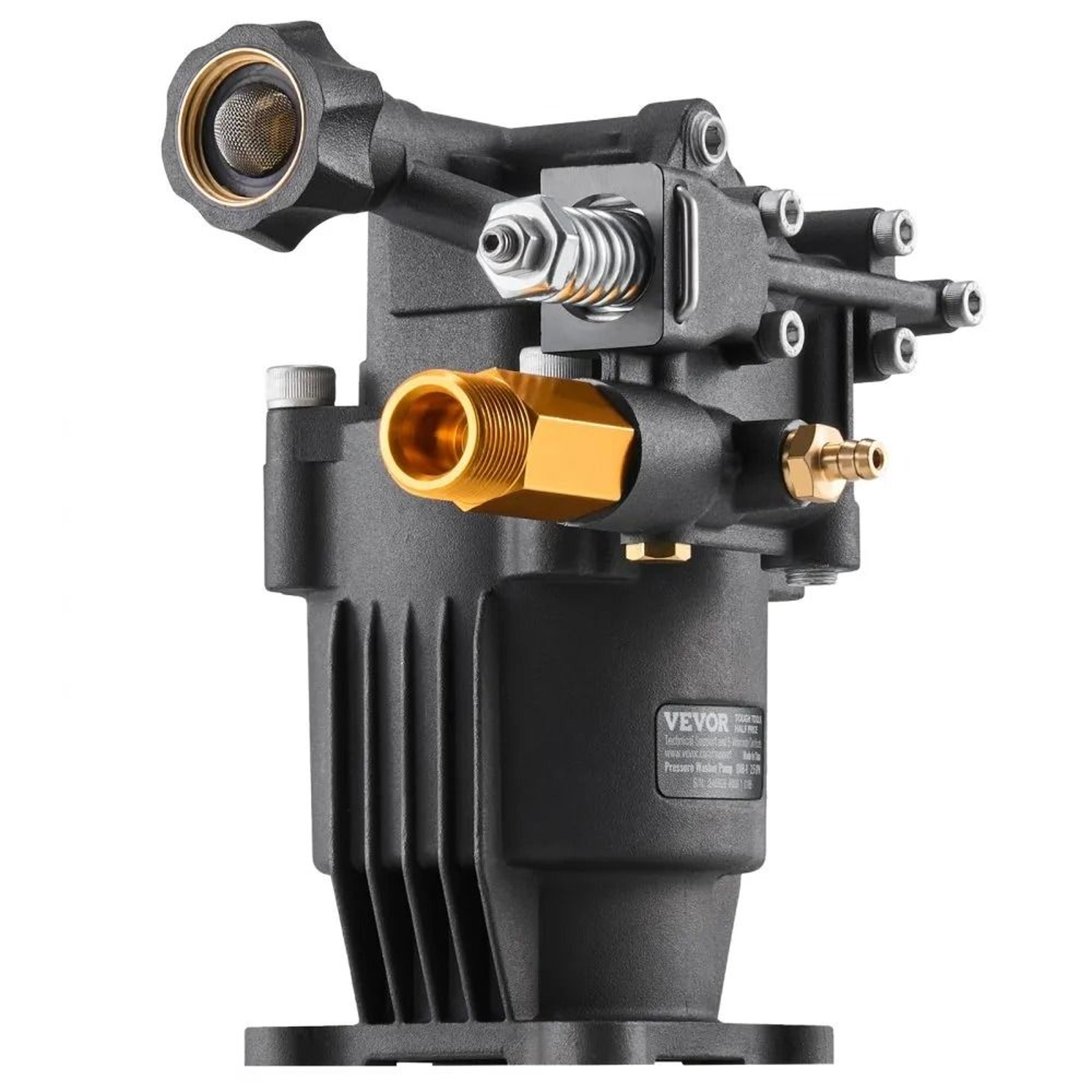 Premium Pressure Washer Pump Kit 3500 PSI 25GPM Replacement With 5 Nozzles 8