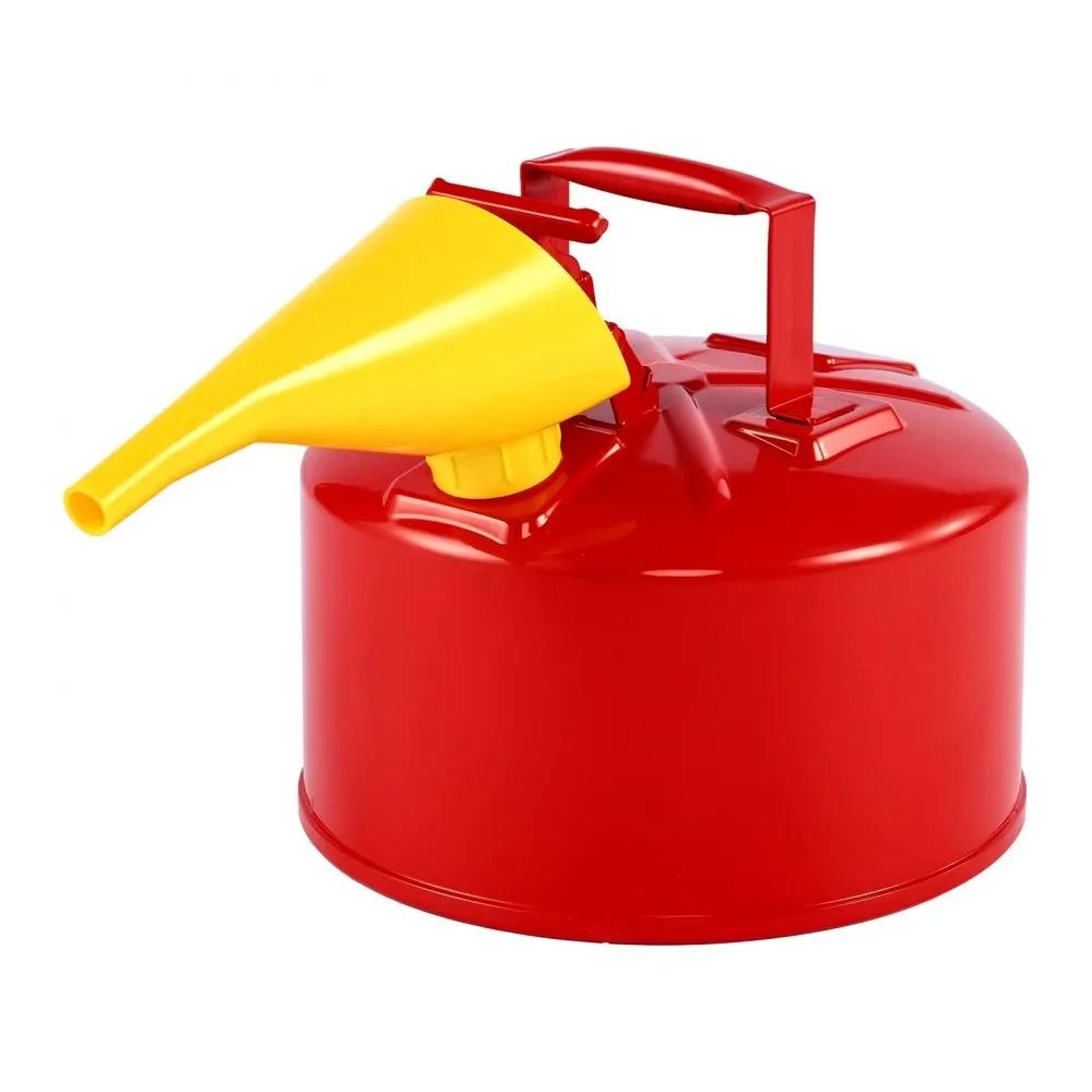 25 Gallon Safety Gas Can With Flame Arrestor  Self Closing Leakproof Lid 8