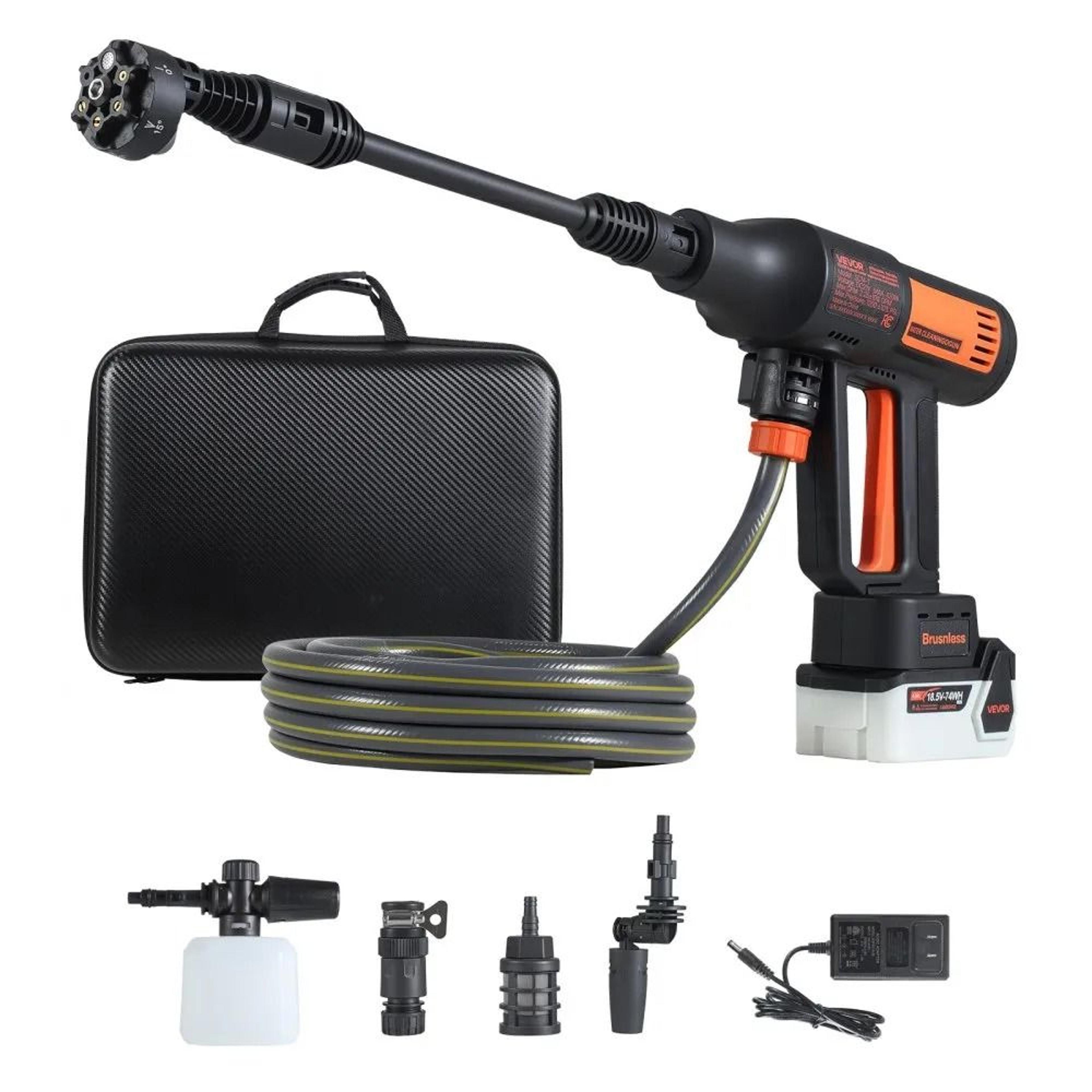 1200psi cordless pressure washer with brushless motor & 6-in-1 nozzle