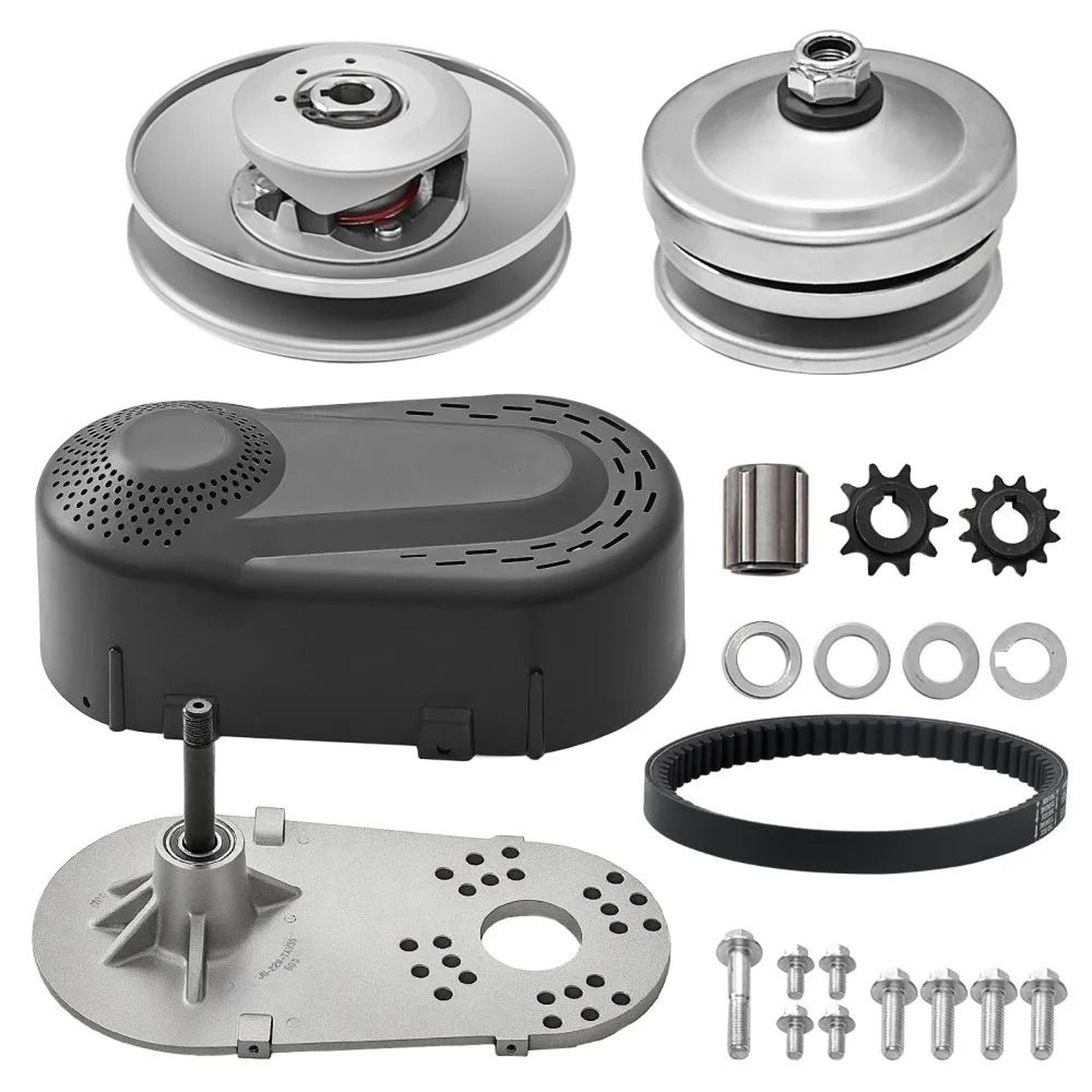 heavy duty 2000 rpm drive clutch for engines with high grip belt