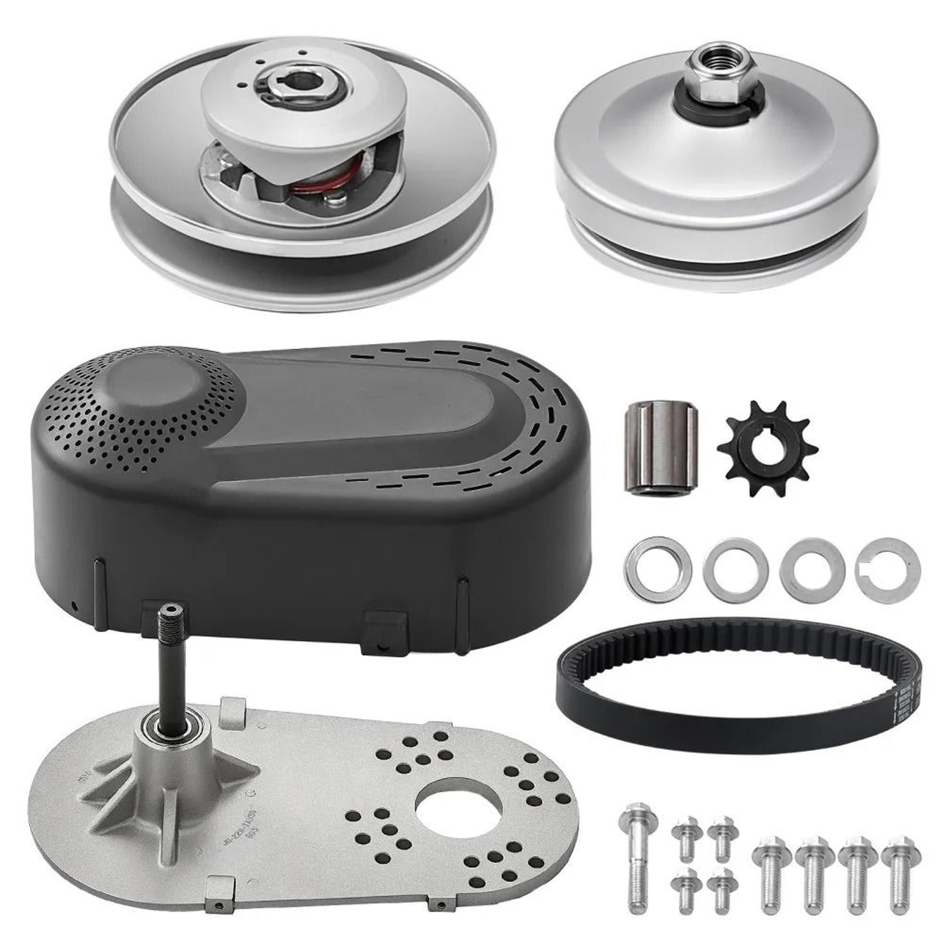 high performance drive clutch for engines with durable rubber belt