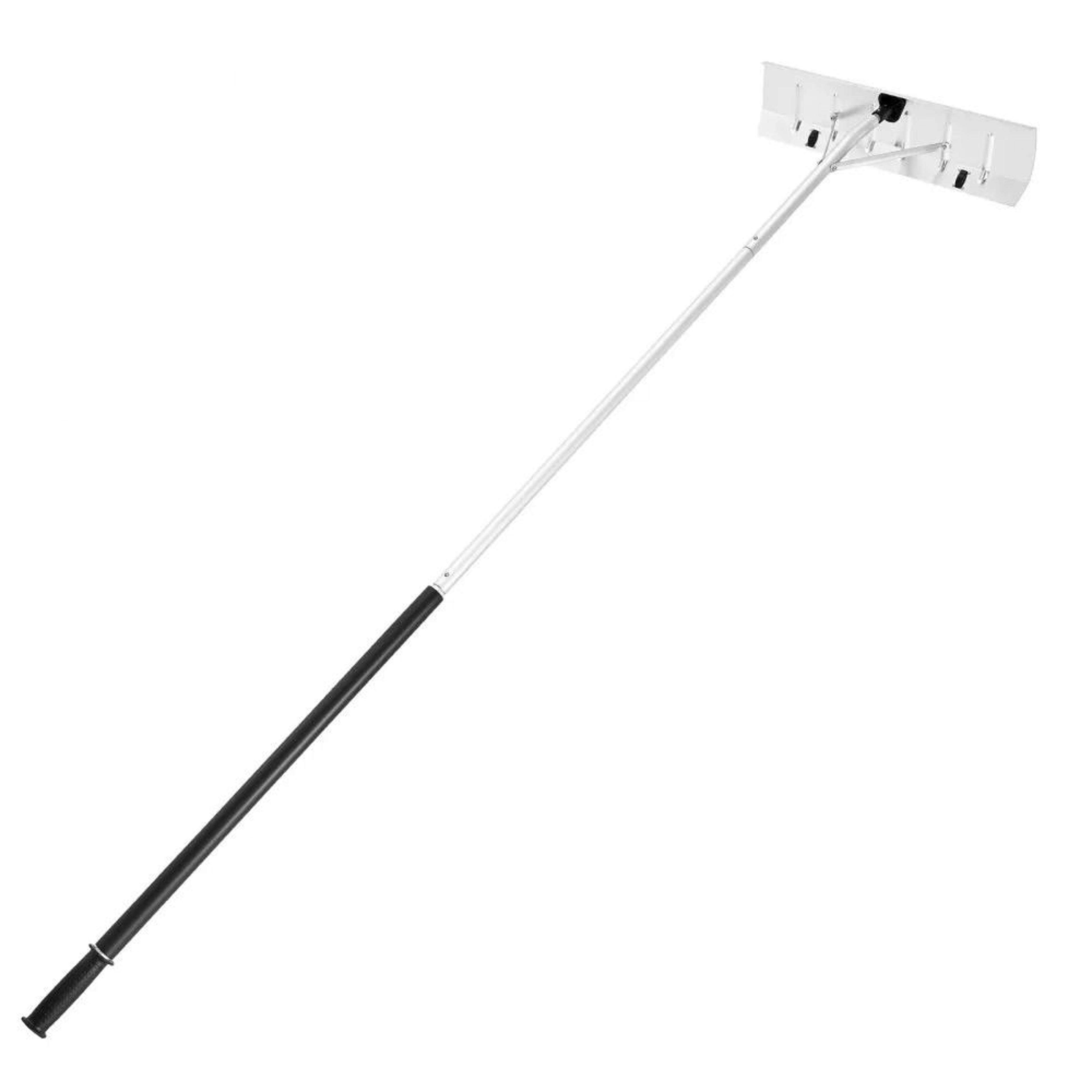 Premium Telescoping Snow Roof Rake With Wheels Adjustable Aluminum Blade 8